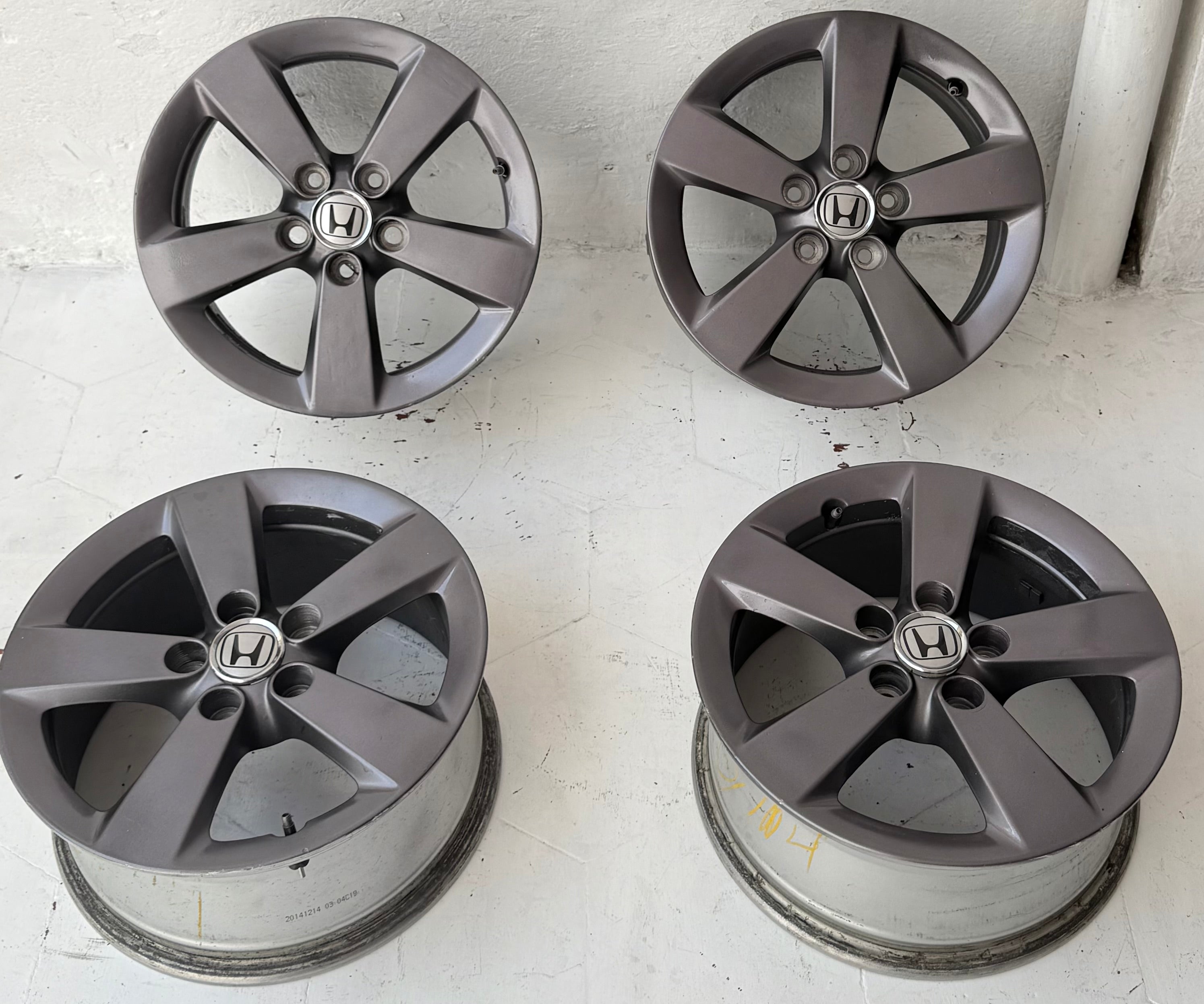 4 Rines 16” Honda Accord, Civic, CR-V y HR-V – 5×114