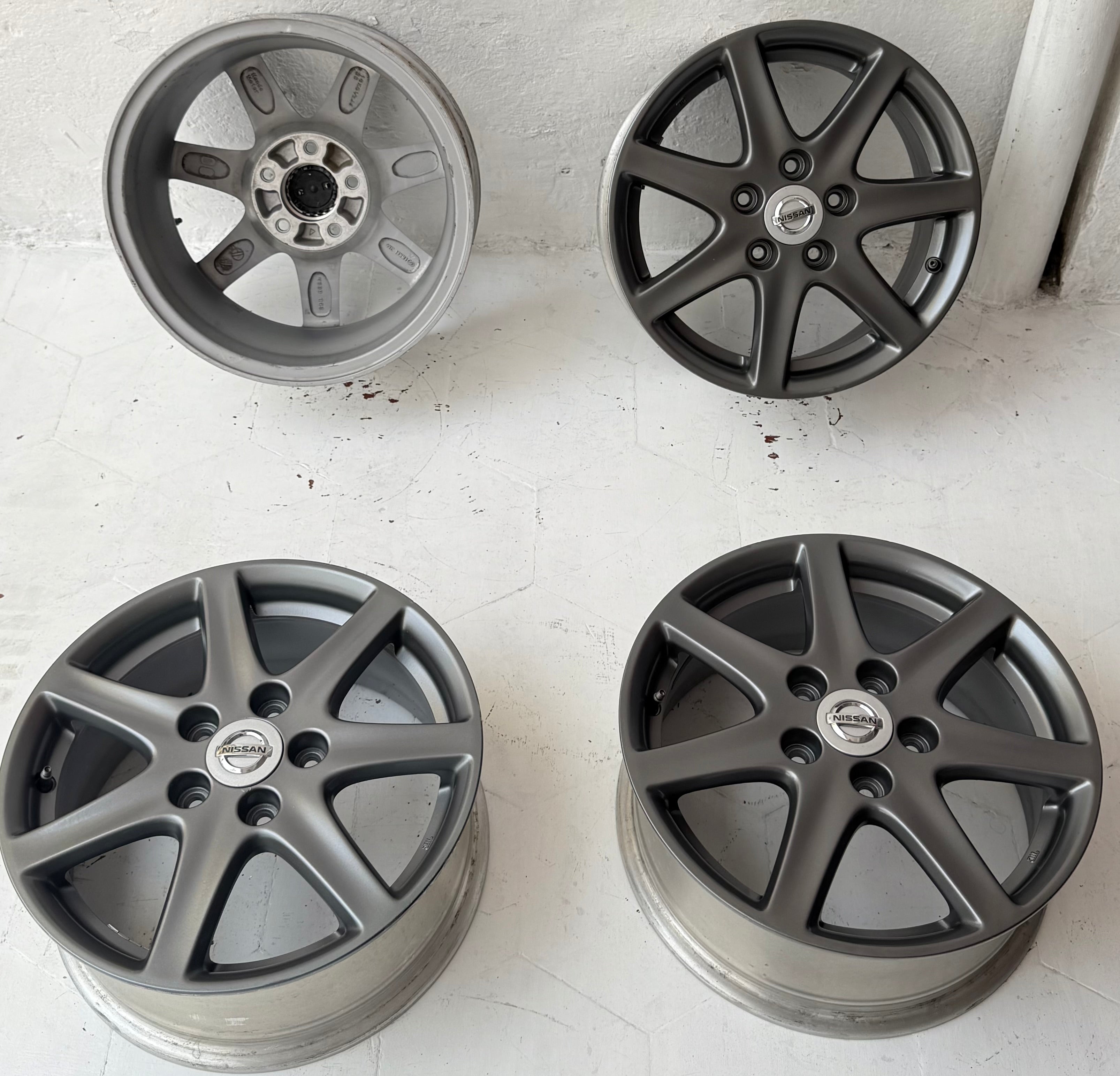 4 Rines 16” Nissan Sentra, Altima y X-Trail – 5×114