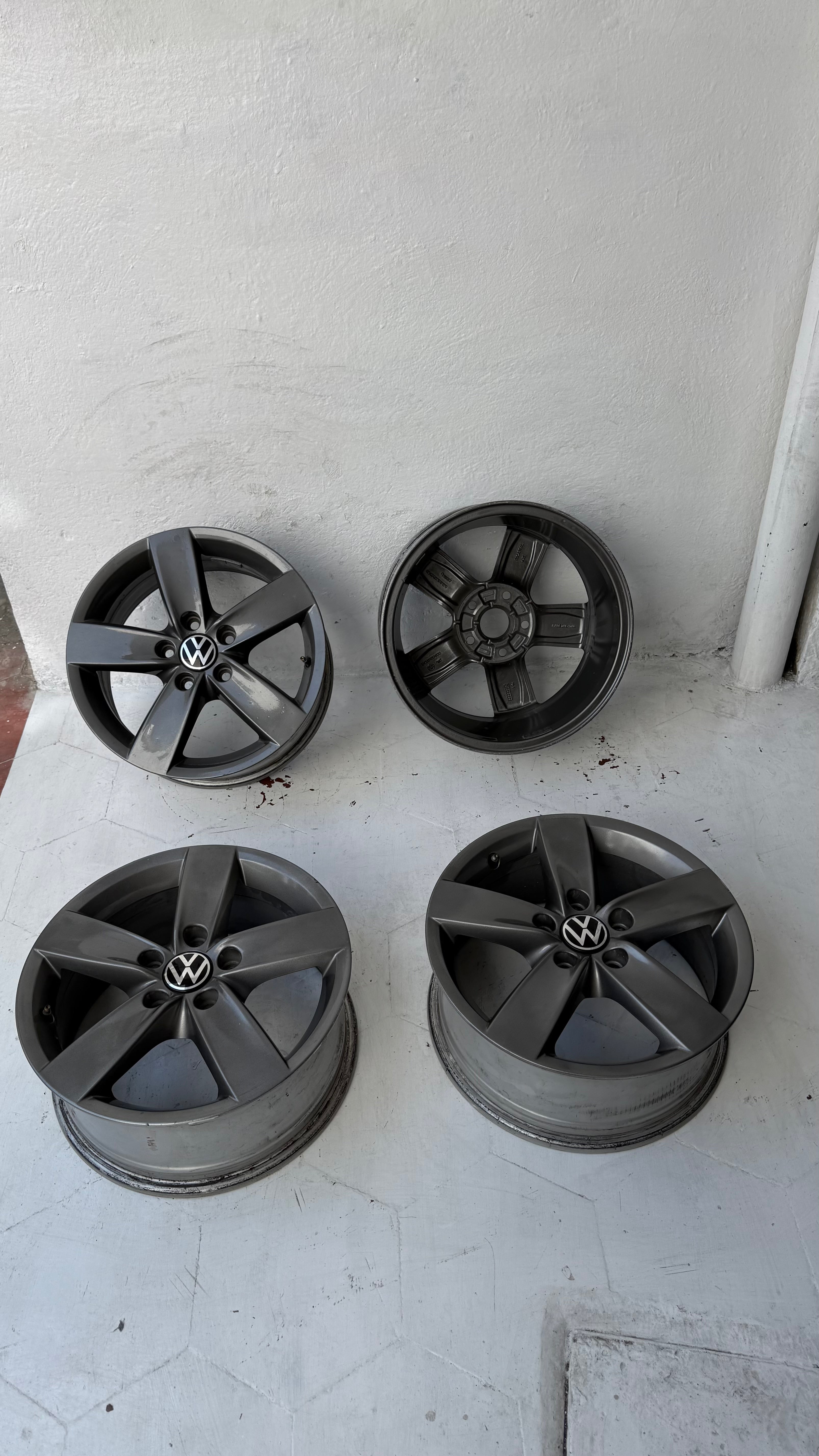 4 Rines 16” Volkswagen Golf, Jetta MK6 y MK7 – 5×112