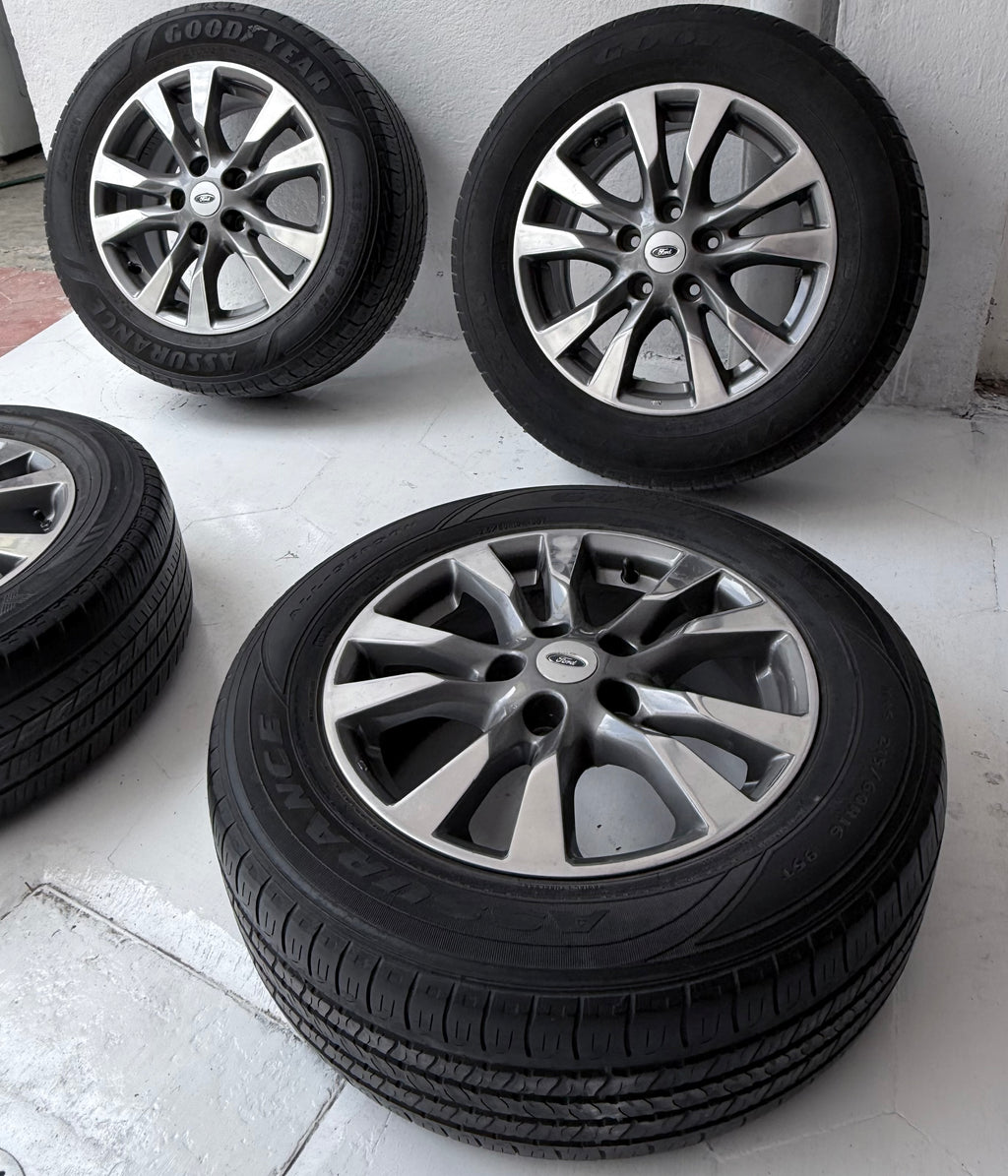 4 Rines con llantas 16” Ford Mustang, Ranger y Explorer – 5×114