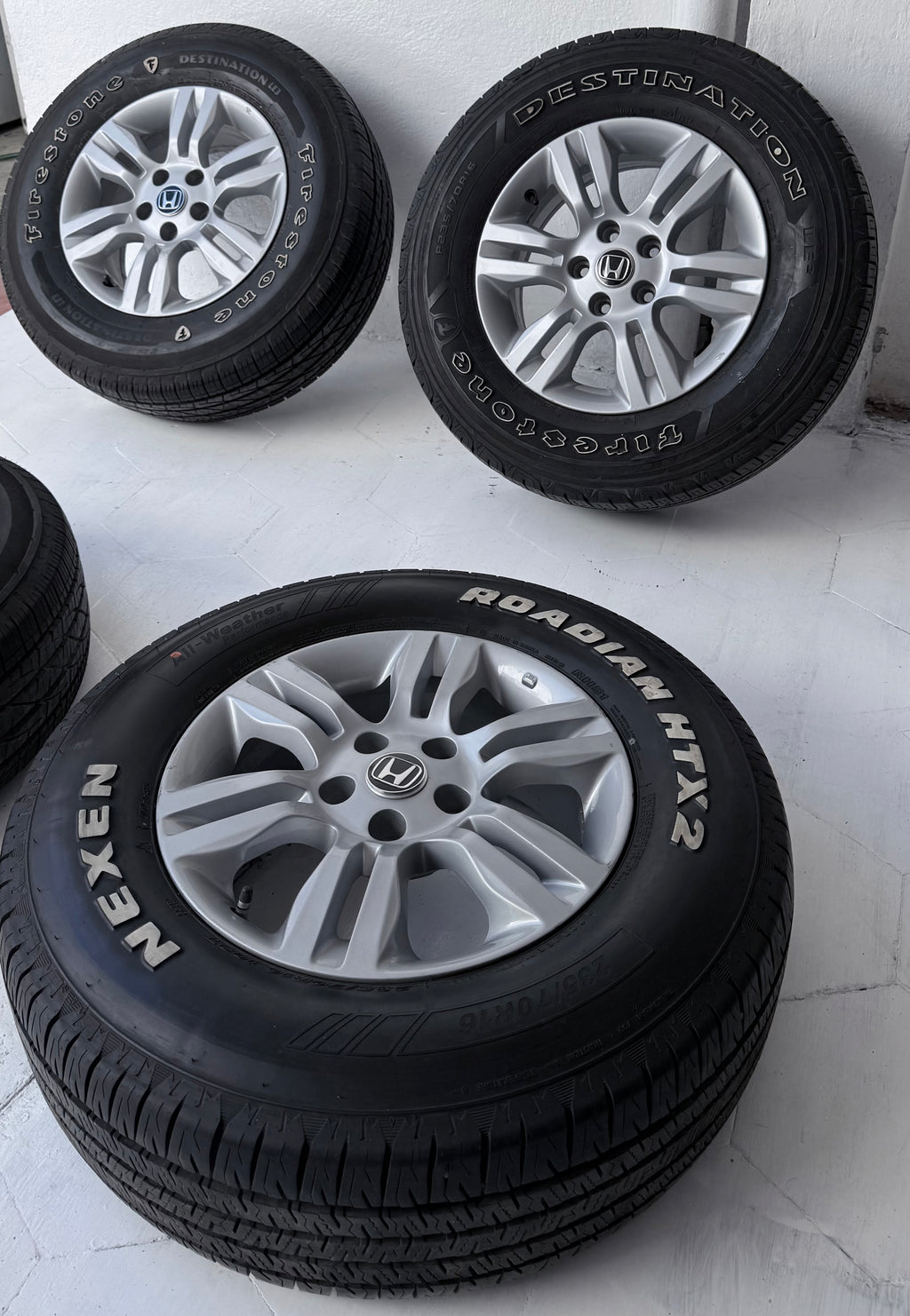 4 Rines con llantas 16” Honda HR-V, CR-V, Civic y Accord – 5×114