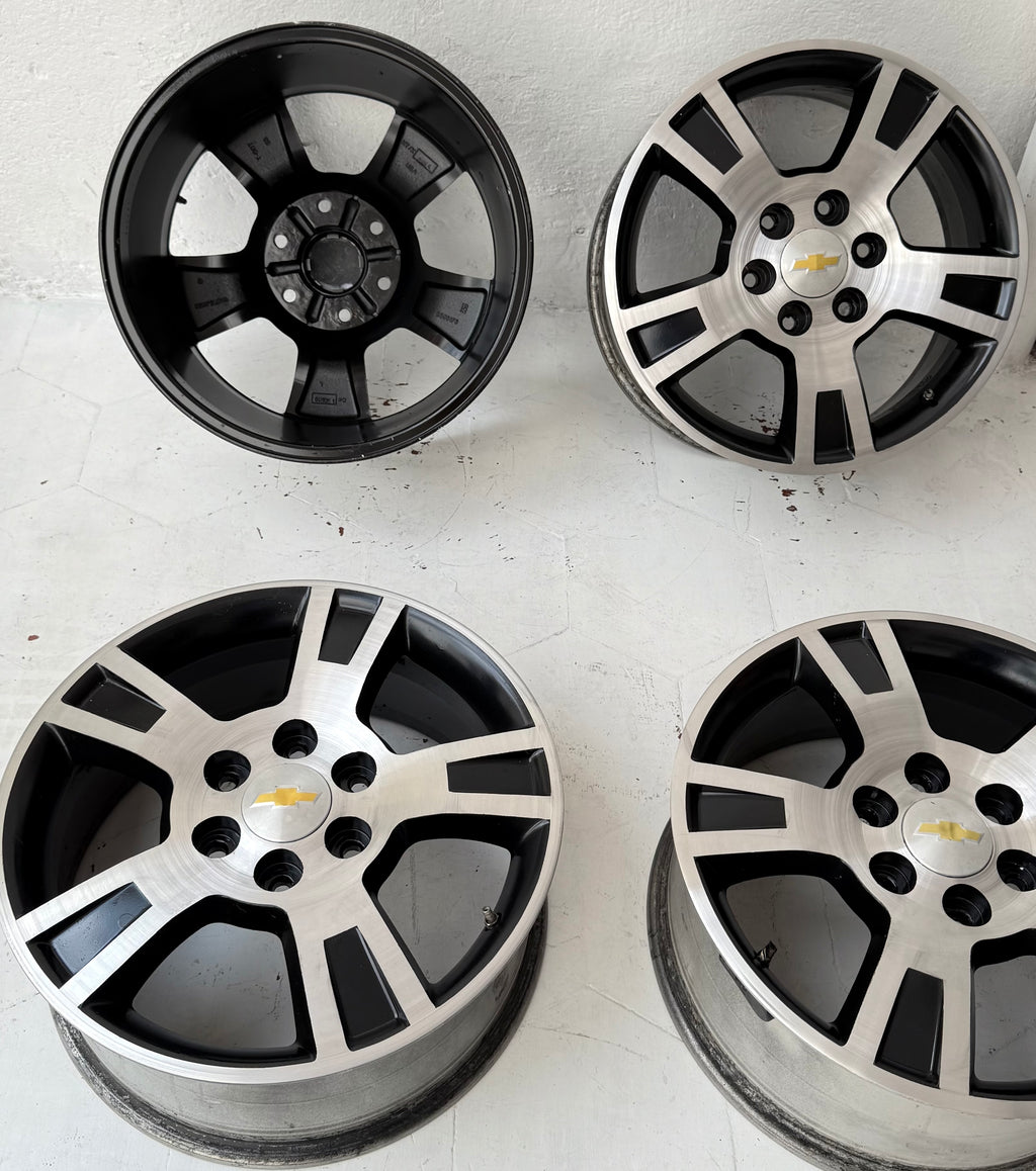 4 Rines Seminuevos 18” Chevrolet Silverado, GMC Sierra, Suburban, Express Van y Tahoe – 6×139