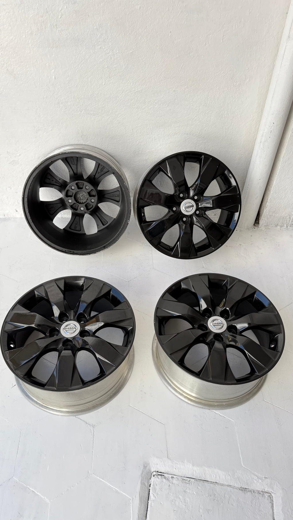 4 Rines 17” Nissan Sentra Altima X-Trail Originales Seminuevos 5x114