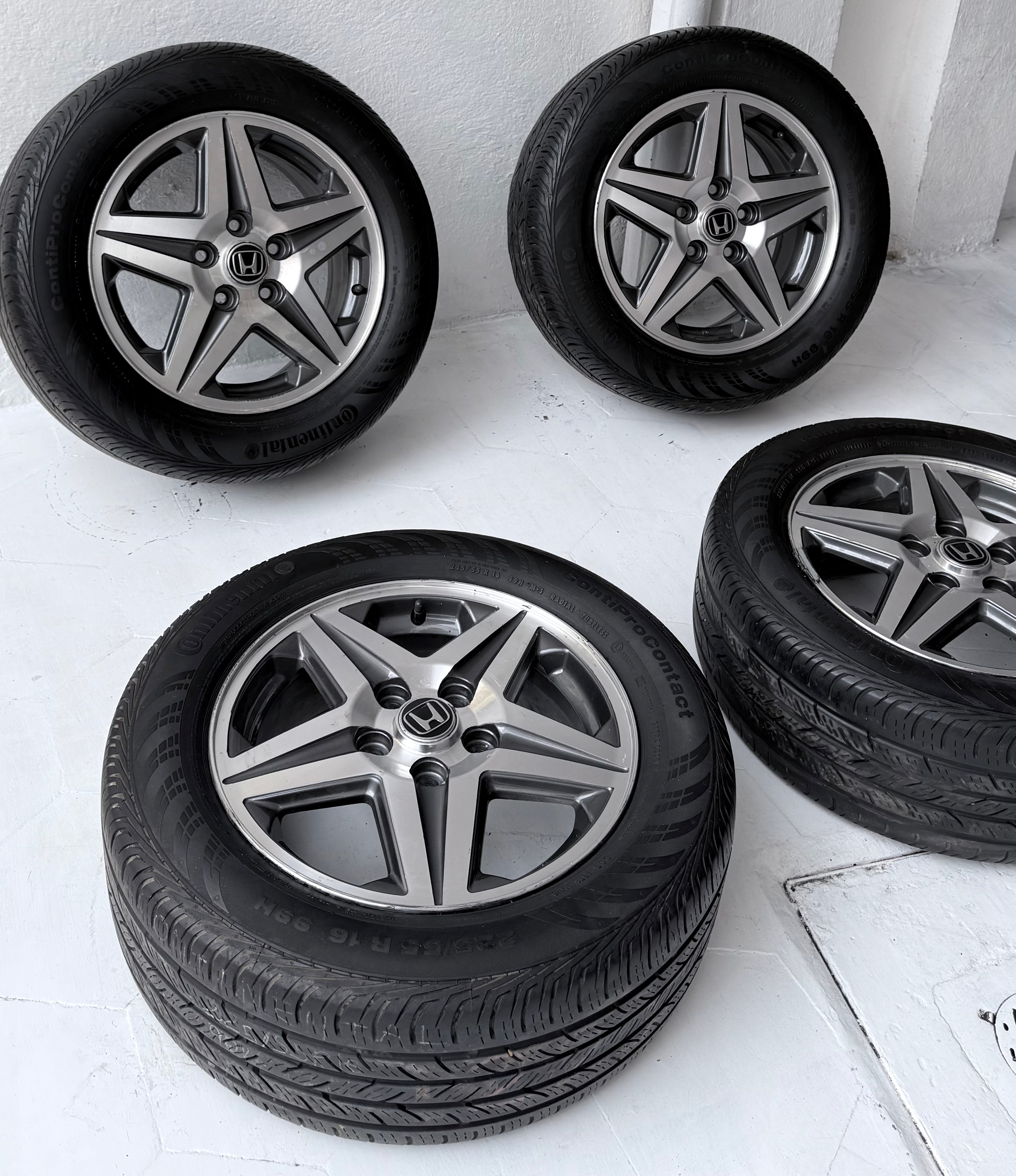 4 Rines con llantas 17” Honda Accord, Civic, CR-V, HR-V y Element – 5×114