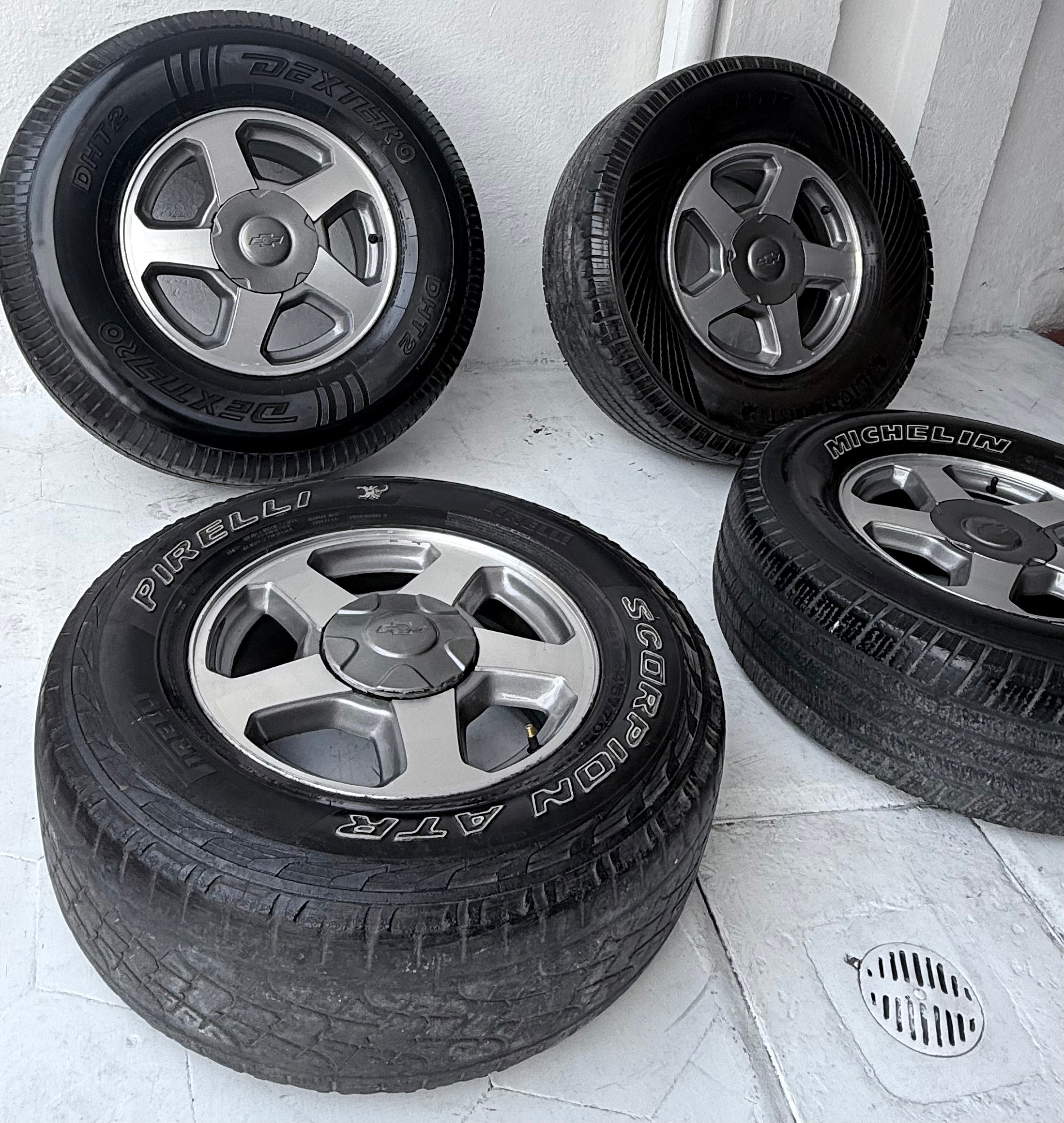 4 Rines con llantas 16” Chevrolet Silverado, Suburban y Cheyenne – 6×139