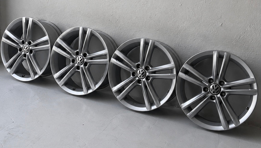 4 Rines 18” Volkswagen Passat, Jetta MK6, Jetta MK7, Taos, Tiguan y Bora – 5×112