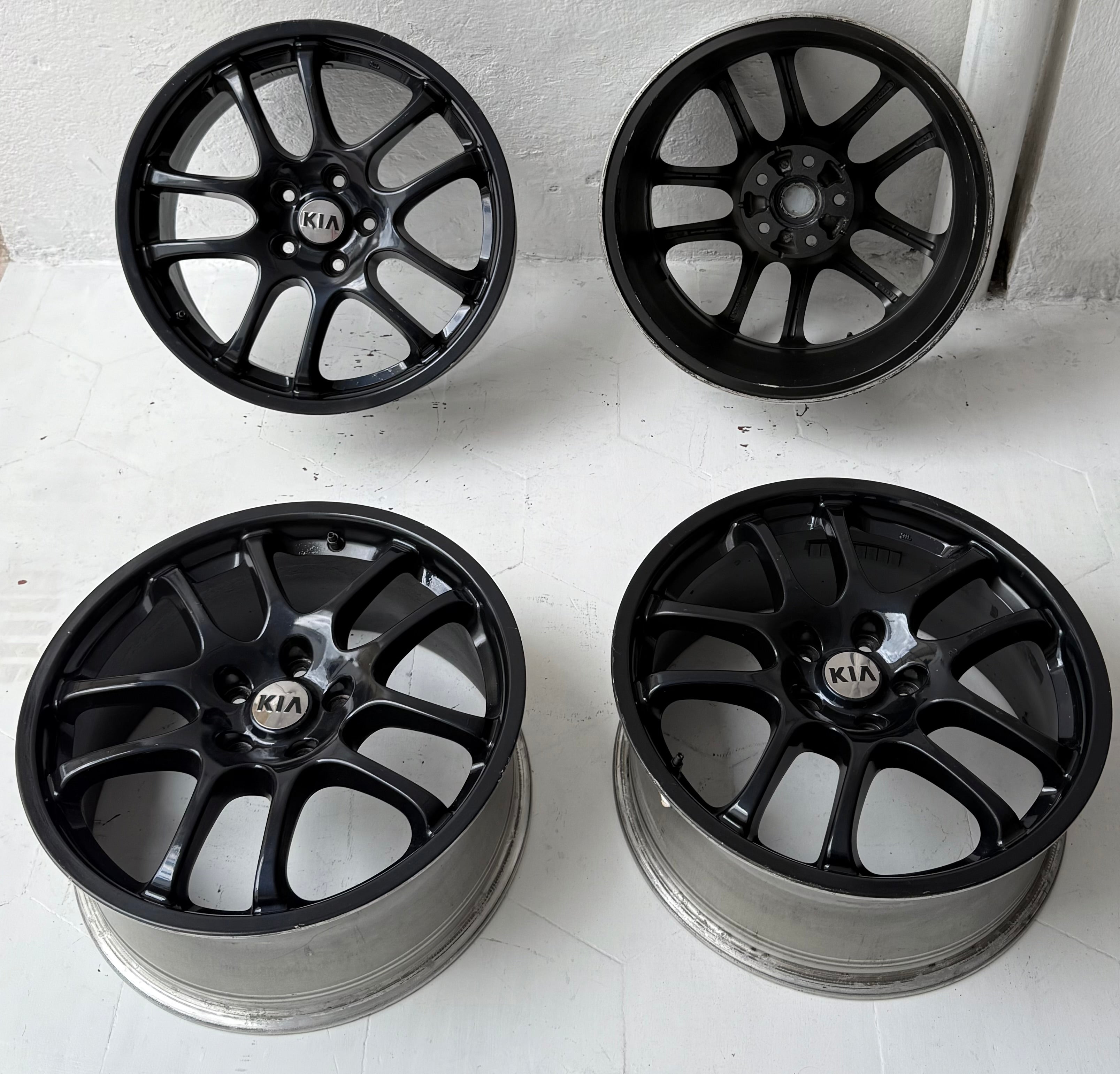 4 Rines 18” Kia Forte, Optima, K5, Sportage y Sorento – 5×114
