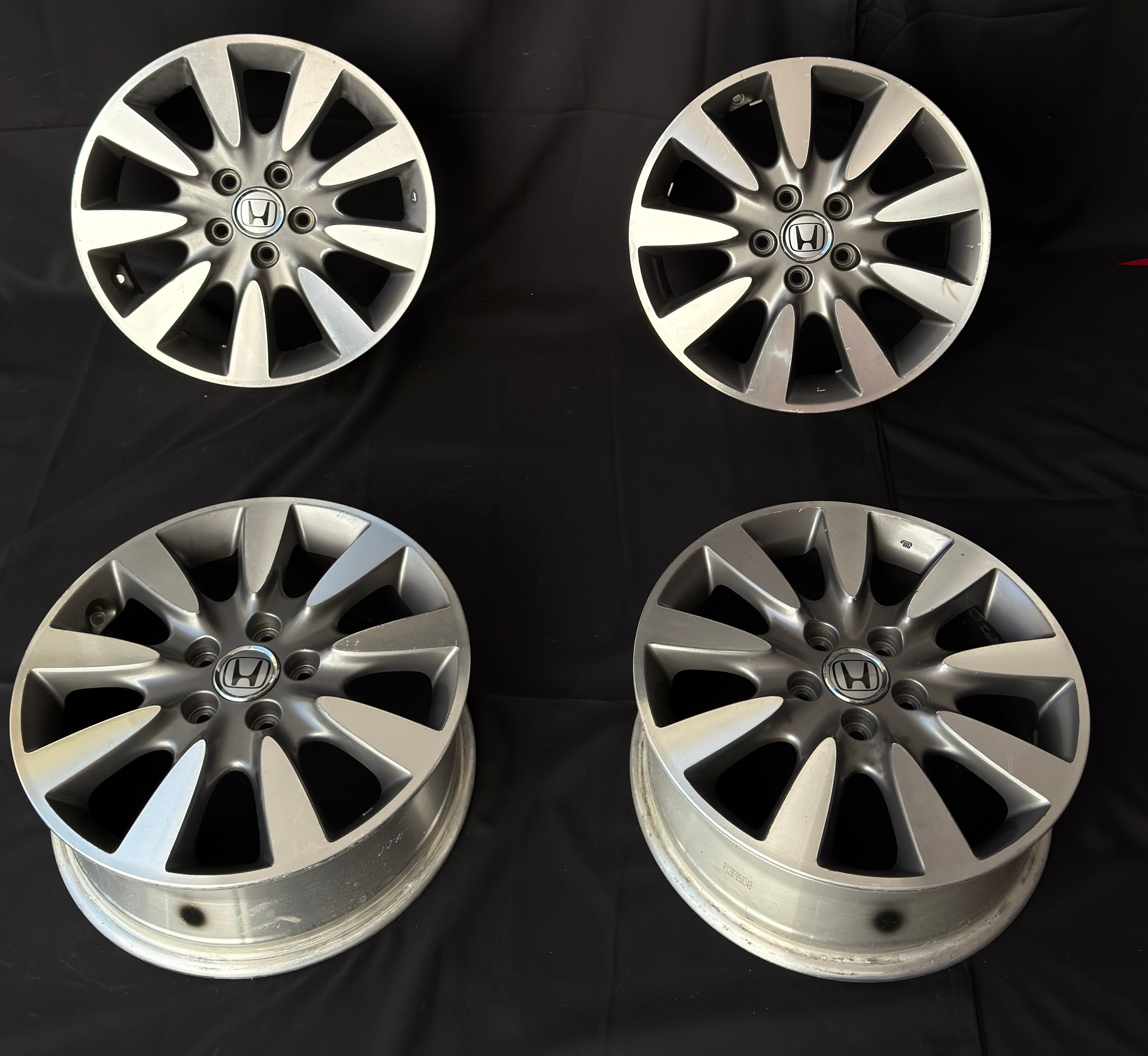 4 Rines 17” Honda Accord, Civic, CR-V, HR-V y Element – 5×114