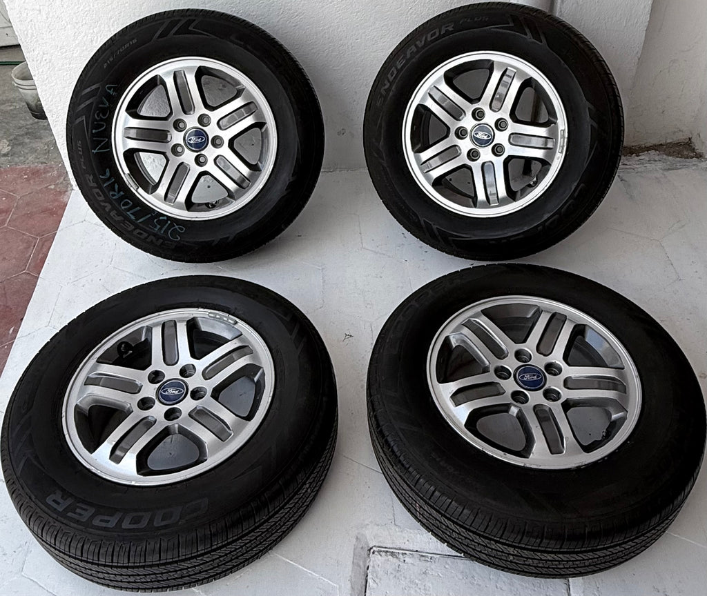 4 Rines con llantas 16” Ford Ranger y Explorer – 5×114