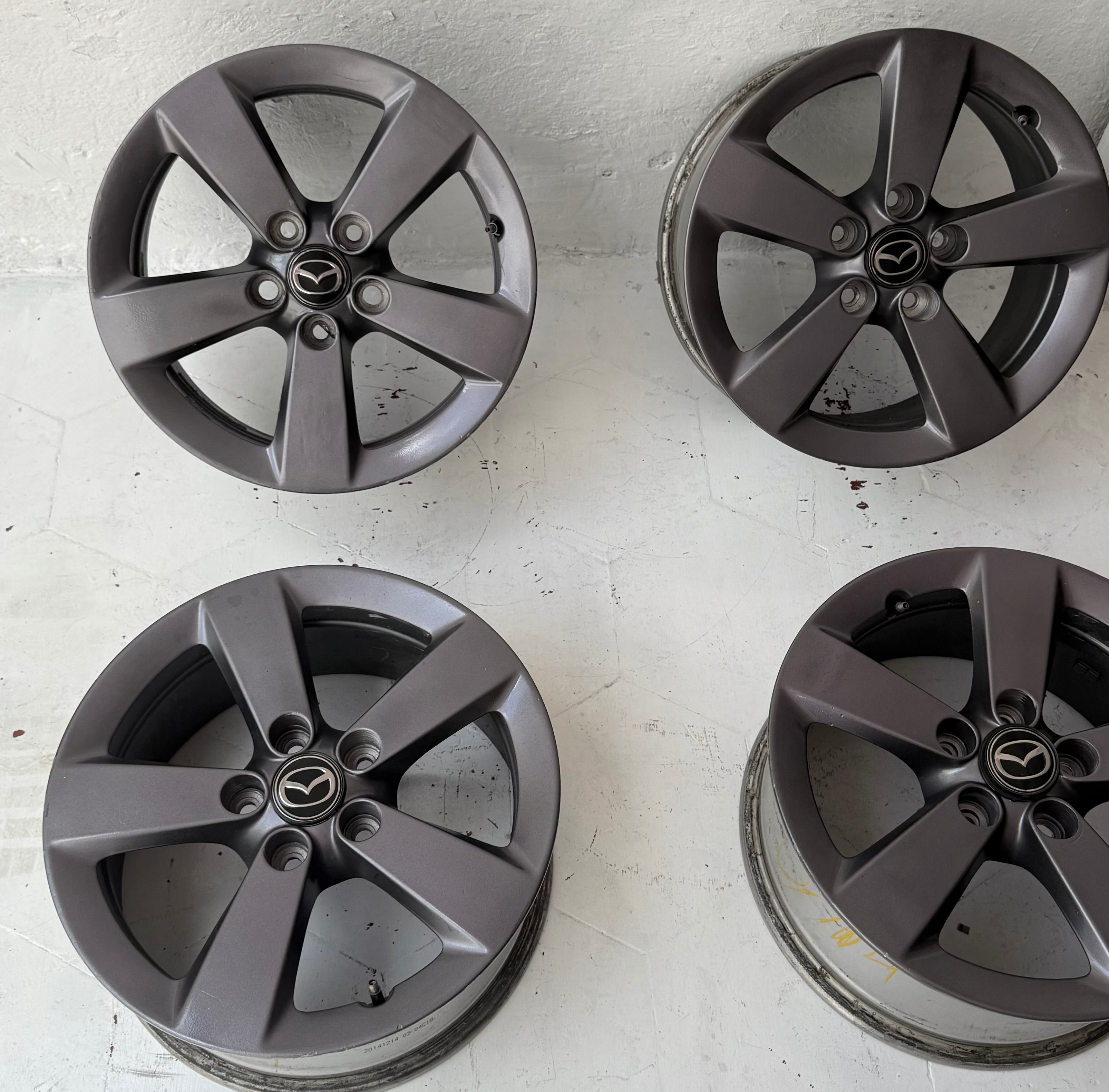 4 Rines 16” Mazda 3, Mazda 6, CX-3 y CX-5 – 5×114.3