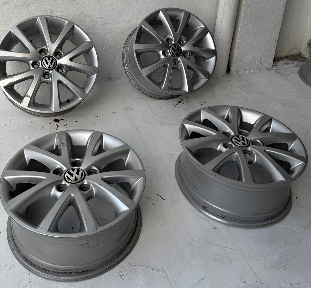4 Rines 16” Volkswagen Golf y Jetta MK6, MK7 – 5×112