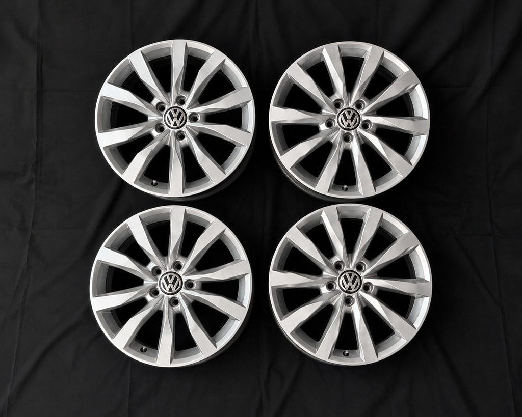 4 Rines 17” Volkswagen Golf TSI MK6 MK7 Originales Seminuevos 5x112
