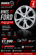 4 rines 17 pulgadas Ford Escape y Fusion 2013-2022 originales 5x108
