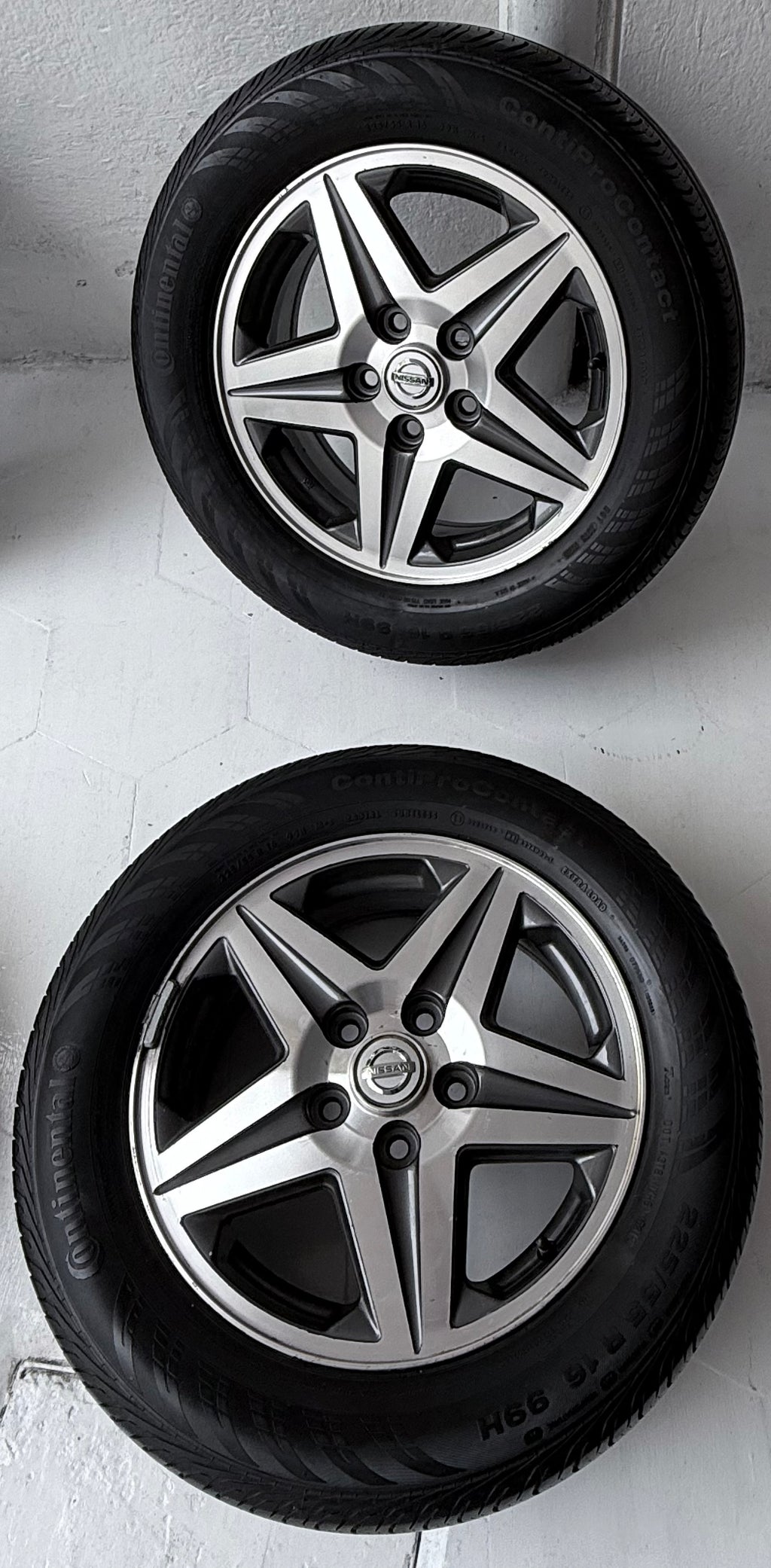 4 Rines con llantas 16” Nissan Sentra, X-Trail, Altima y Rogue – 5×114