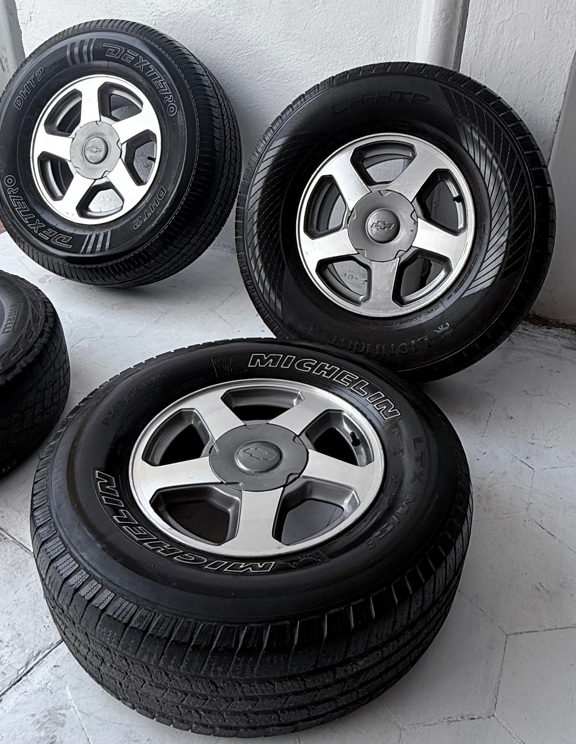 4 Rines con llantas 16” Chevrolet Silverado, Suburban y Cheyenne – 6×139
