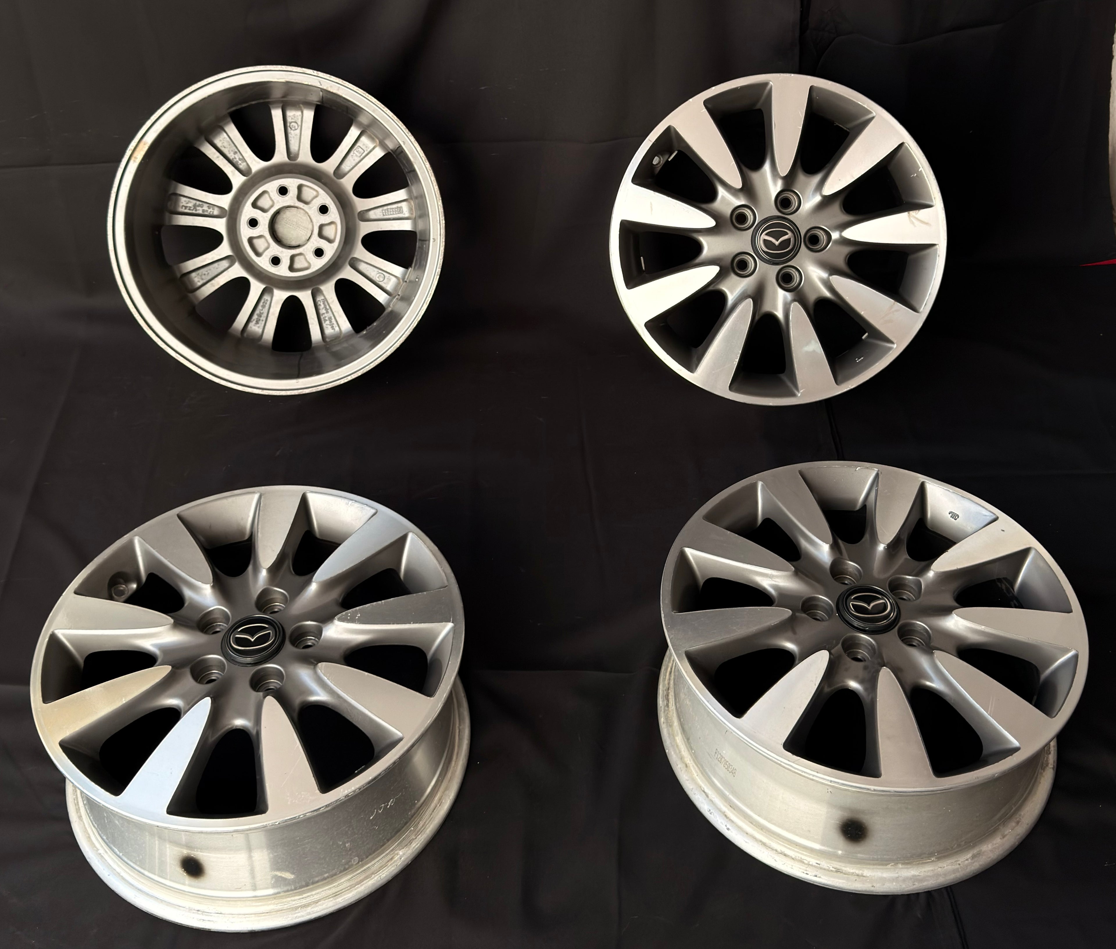 4 Rines 17” Mazda 3, Mazda 6, CX-3, CX-5 y CX-7 – 5×114