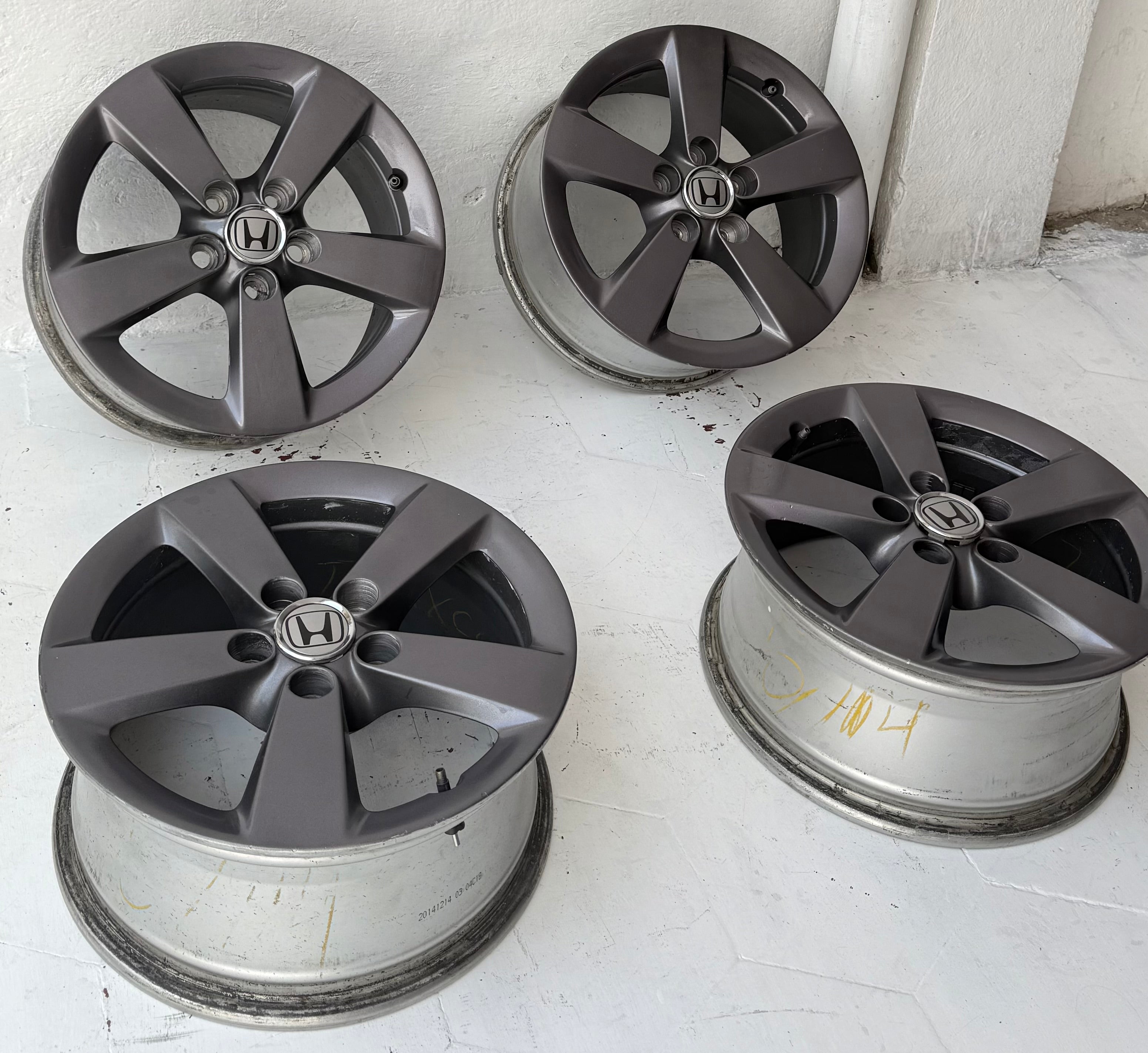 4 Rines 16” Honda Accord, Civic, CR-V y HR-V – 5×114