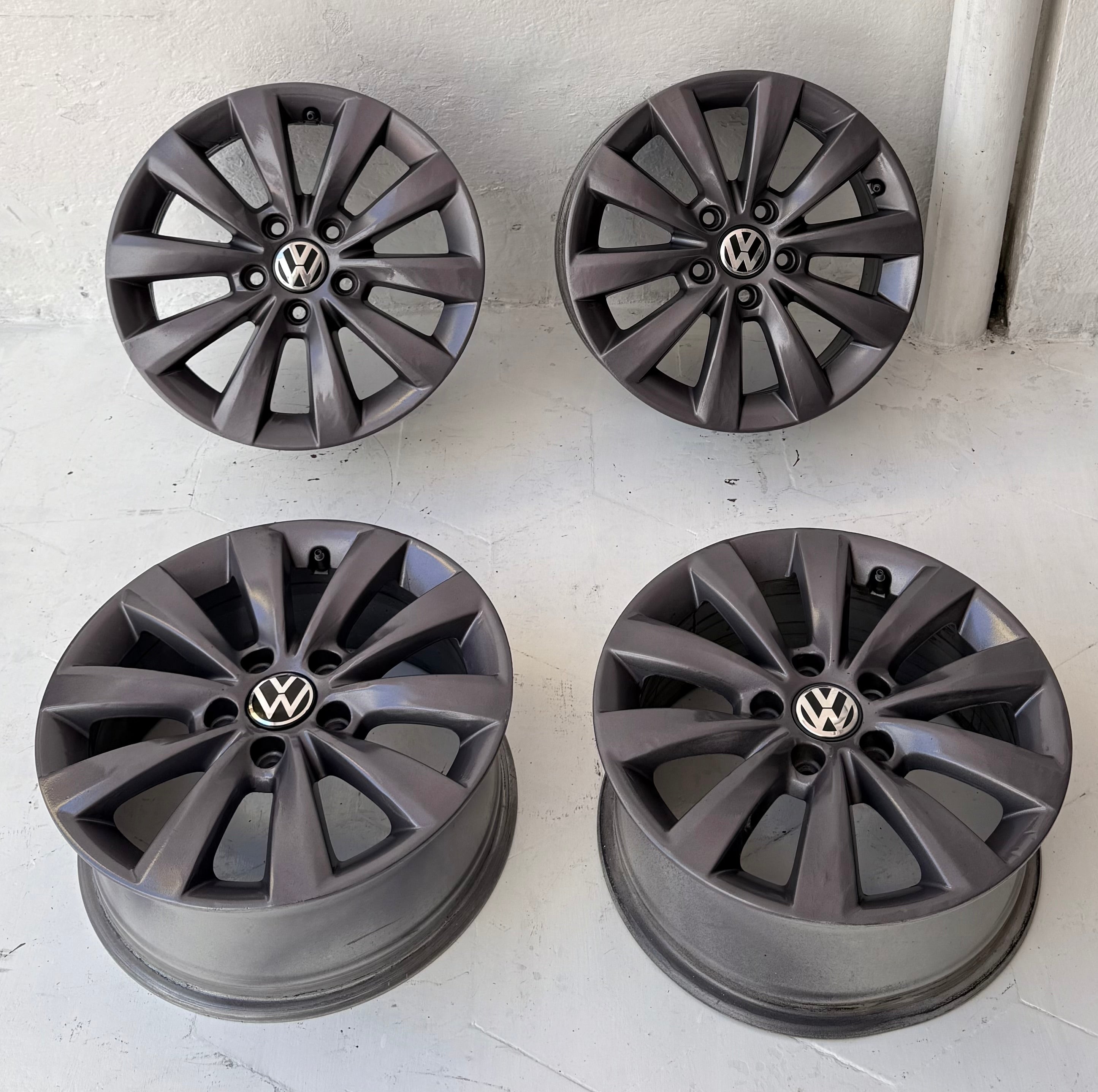 4 Rines 16” Volkswagen Tiguan Jetta Golf MK6 MK7 Bora Seminuevos Originales 5x112