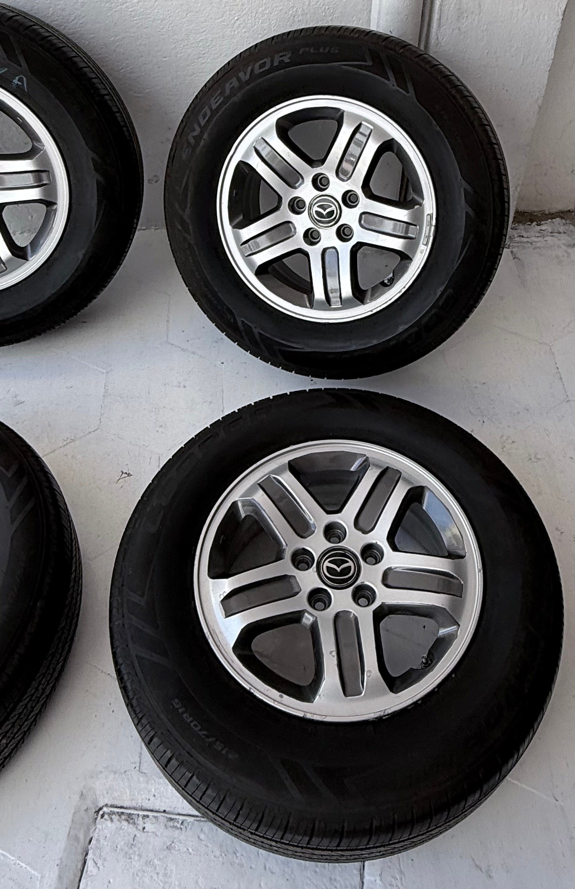 4 Rines con llantas 16” Mazda CX-3, CX-5, CX-7, CX-30 y CX-50 – 5×114