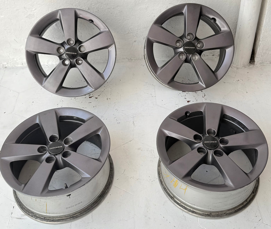 4 Rines 16” Dodge Caravan, Voyager, Avenger, Caliber, Jeep Liberty, Patriot, Compass y Nitro – 5×114