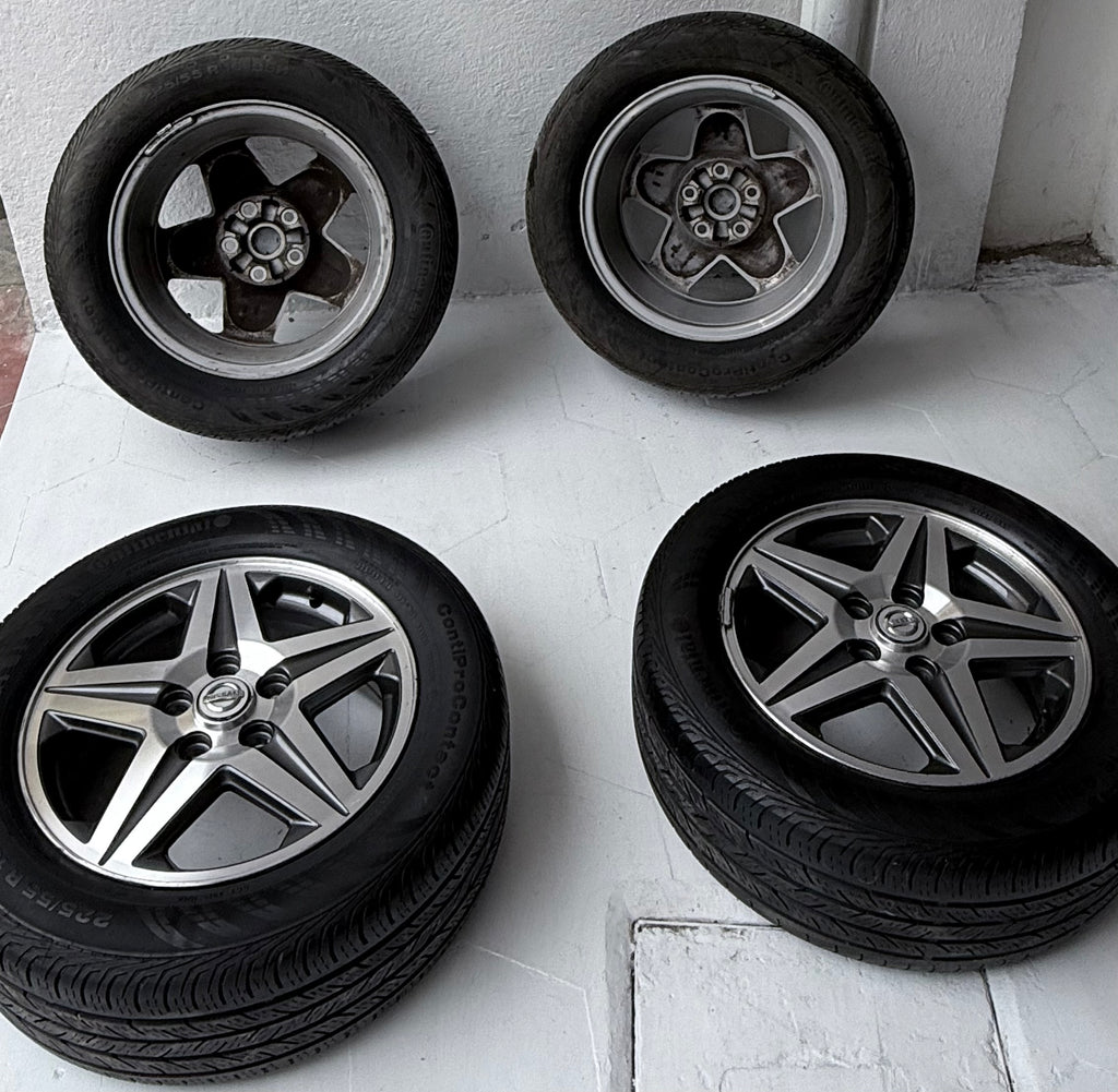 4 Rines con llantas 16” Nissan Sentra, X-Trail, Altima y Rogue – 5×114