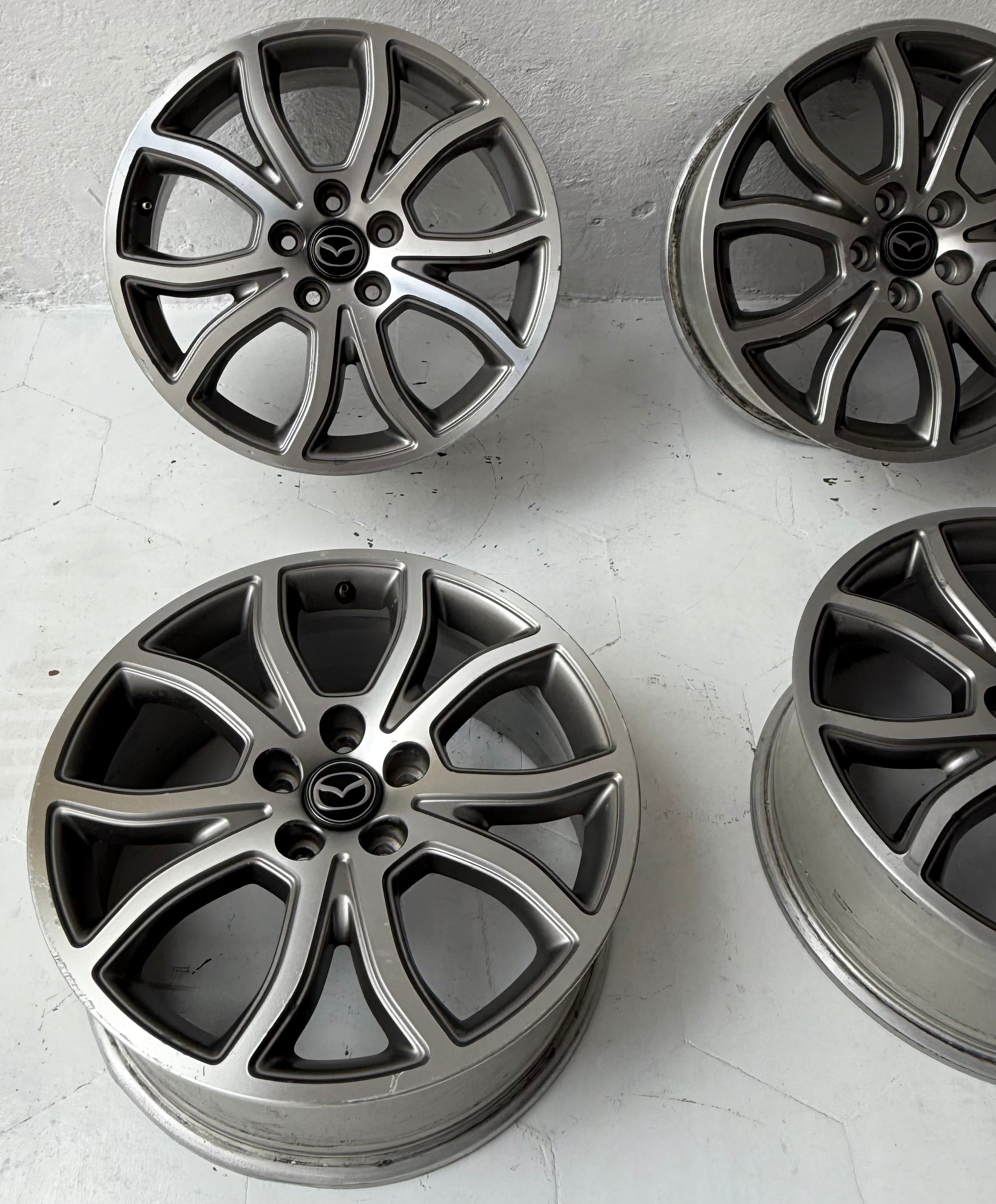4 Rines 18” Mazda 3, Mazda 6, CX-3, CX-5, CX-9, CX-30 y CX-50 – 5×114