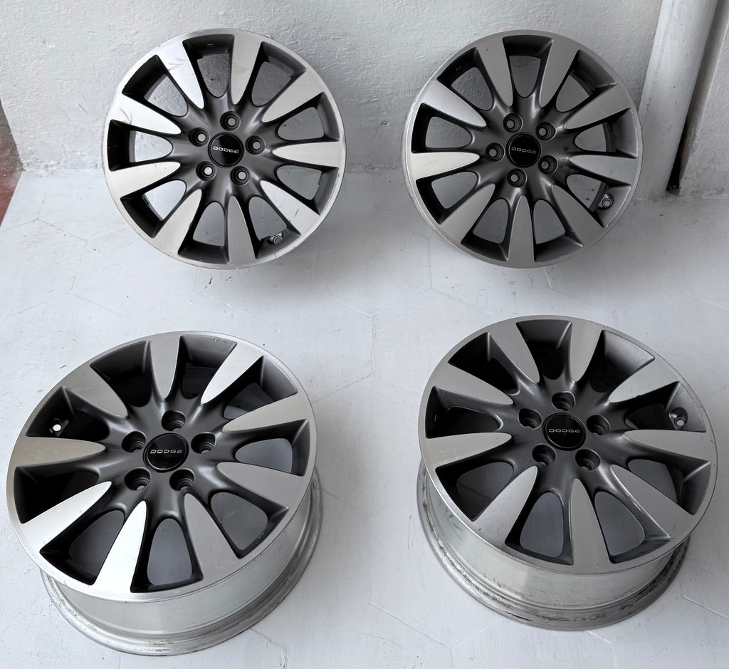 4 Rines 17” Dodge Voyager, Caravan, Nitro, Avenger y 300C – 5×114