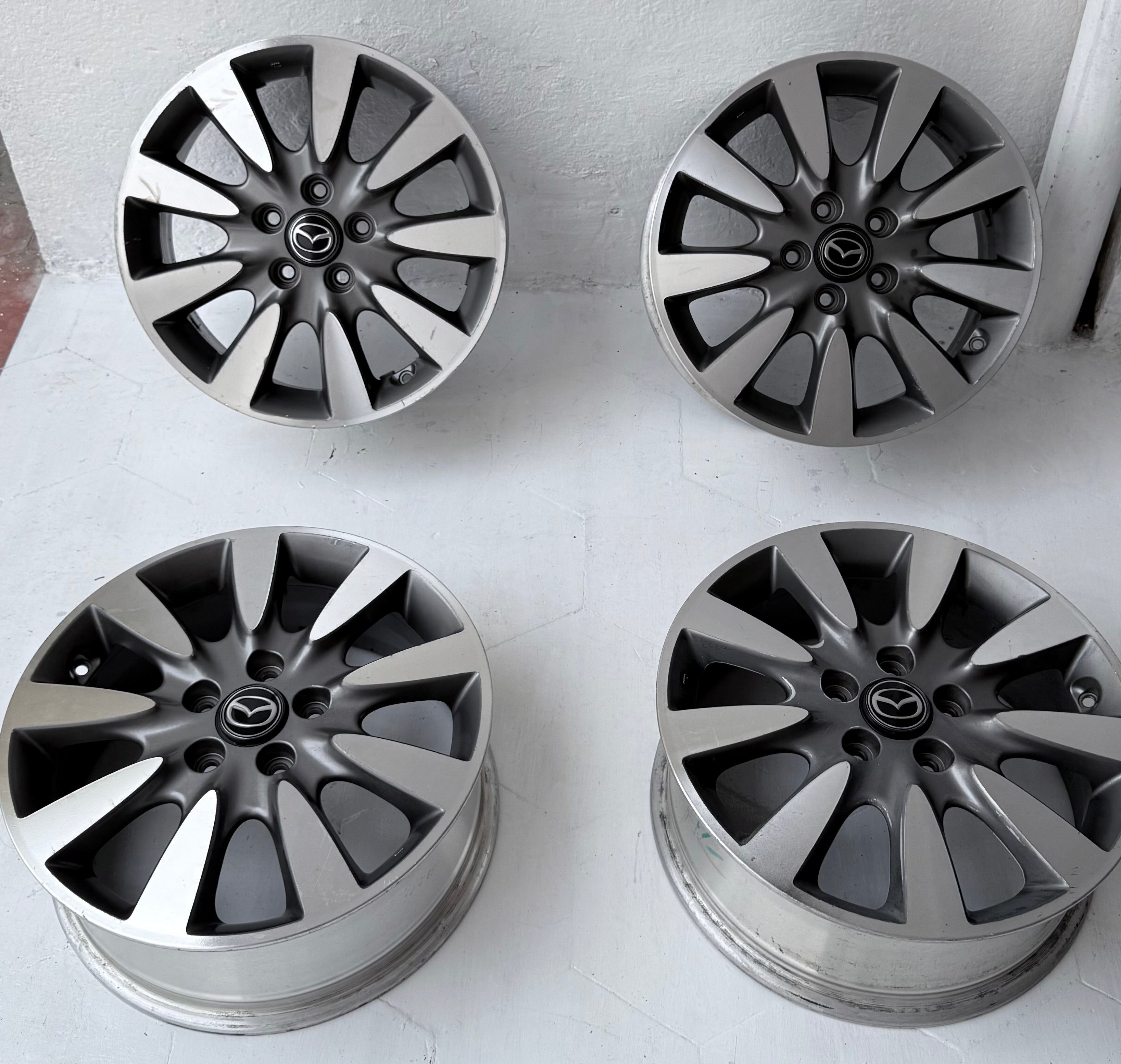 4 Rines 17” Mazda 3, Mazda 6, CX-3, CX-5 y CX-7 – 5×114