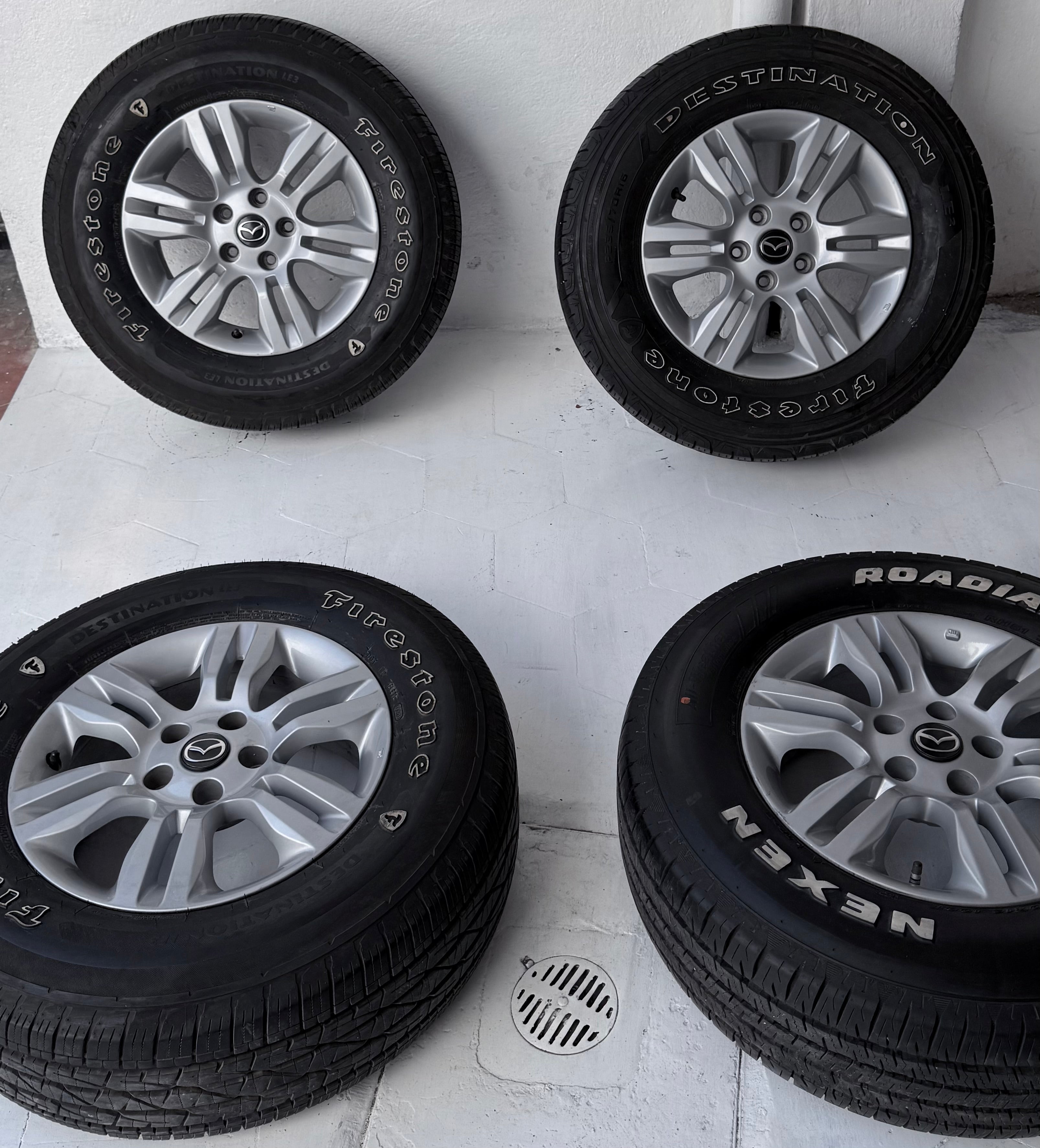 4 Rines con llantas 16” Mazda CX-3, CX-5, CX-7, CX-30 y CX-50 – 5×114