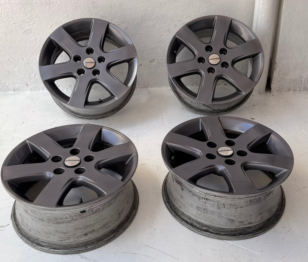 4 Rines 16” Dodge Jeep Liberty Compass Patriot Nitro Voyager Caravan Avenger 5x114 Originales