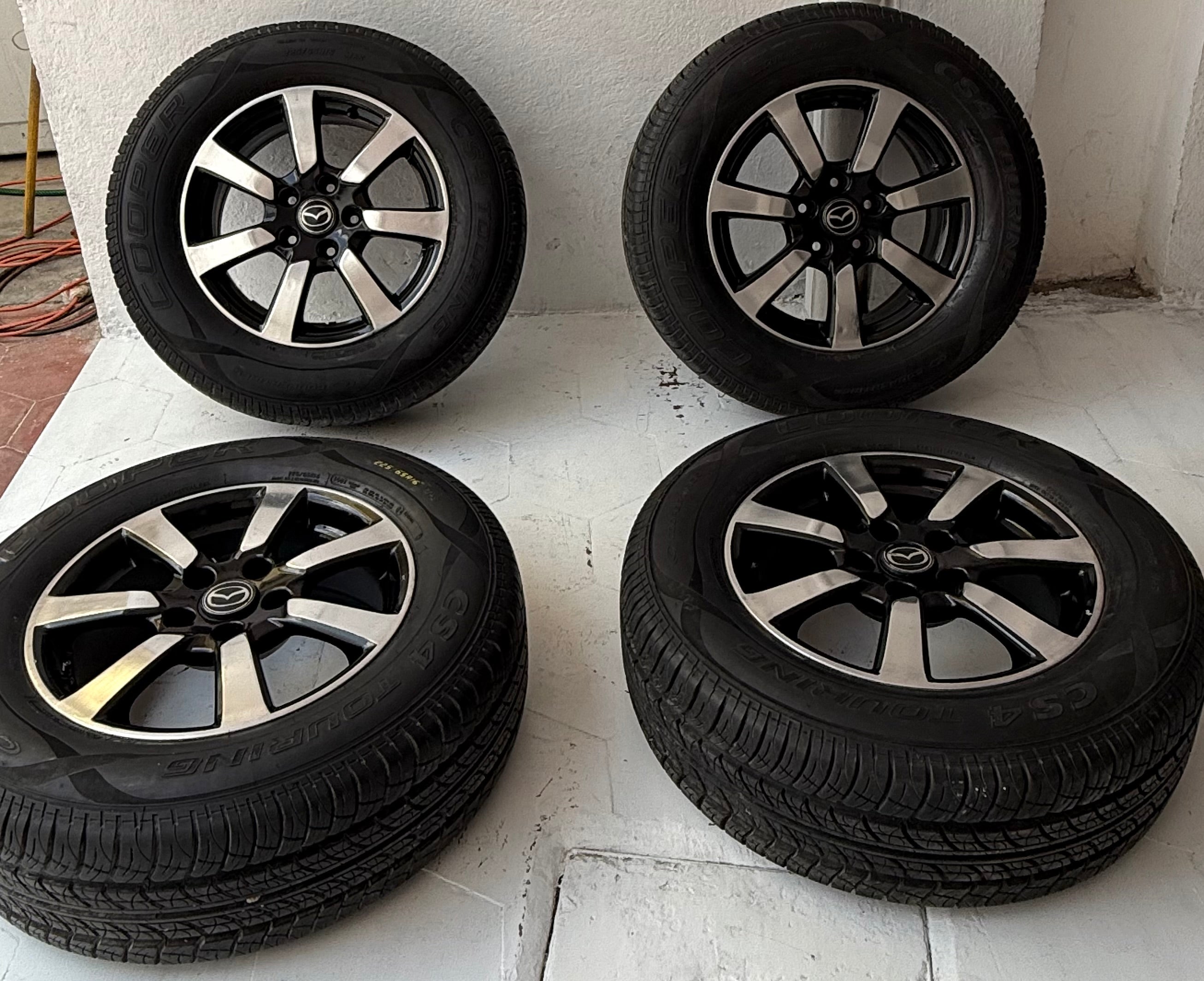 4 Rines con Llantas 16” Mazda3, Mazda6, CX-3 y CX-5 – 5×114