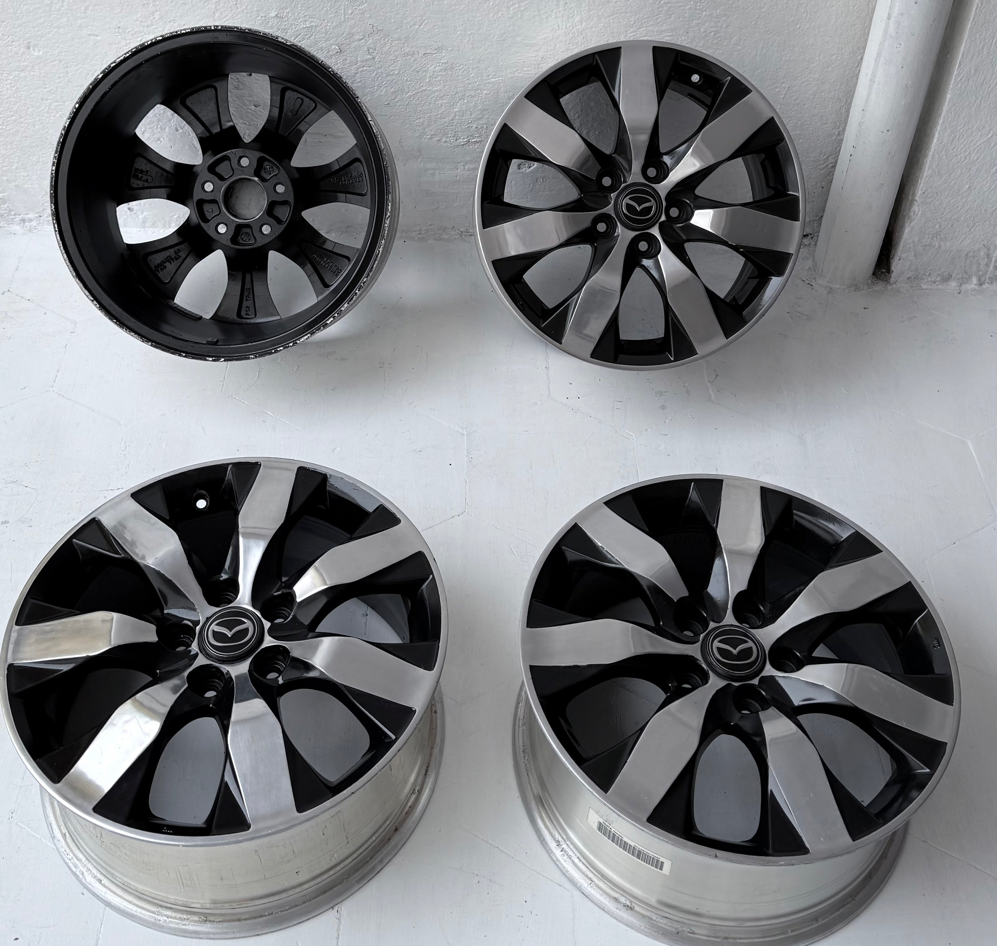4 Rines 17” Mazda 3, Mazda 6, CX-3, CX-5 y CX-7 – 5×114
