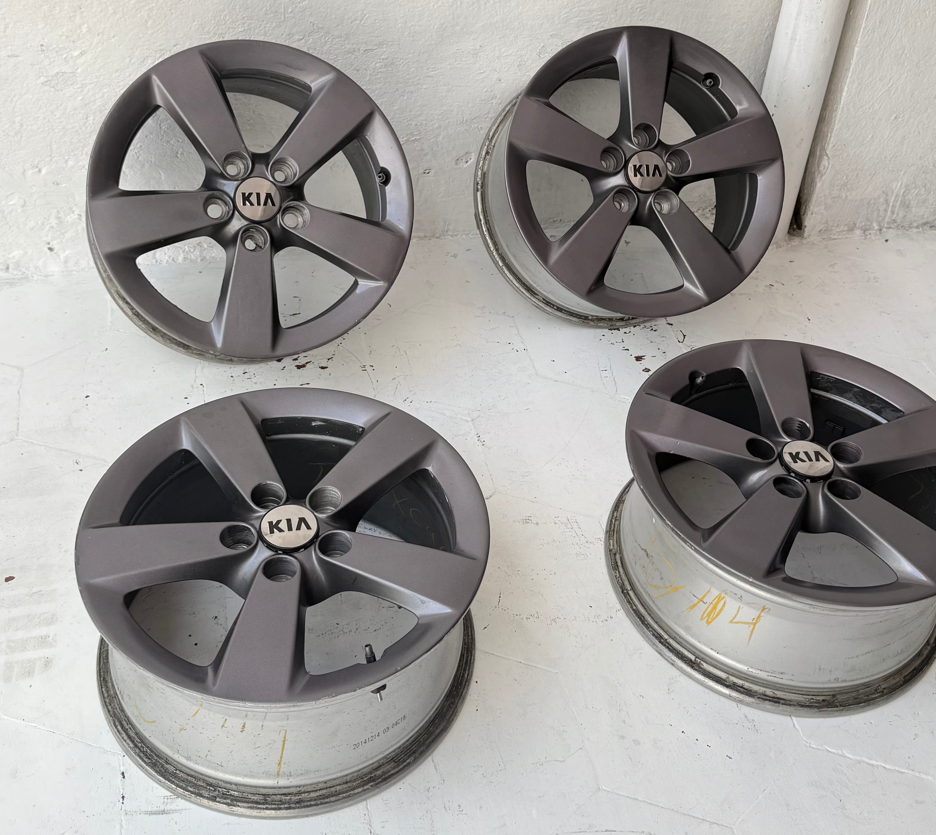 4 Rines 16” Kia Forte y Optima – 5×114