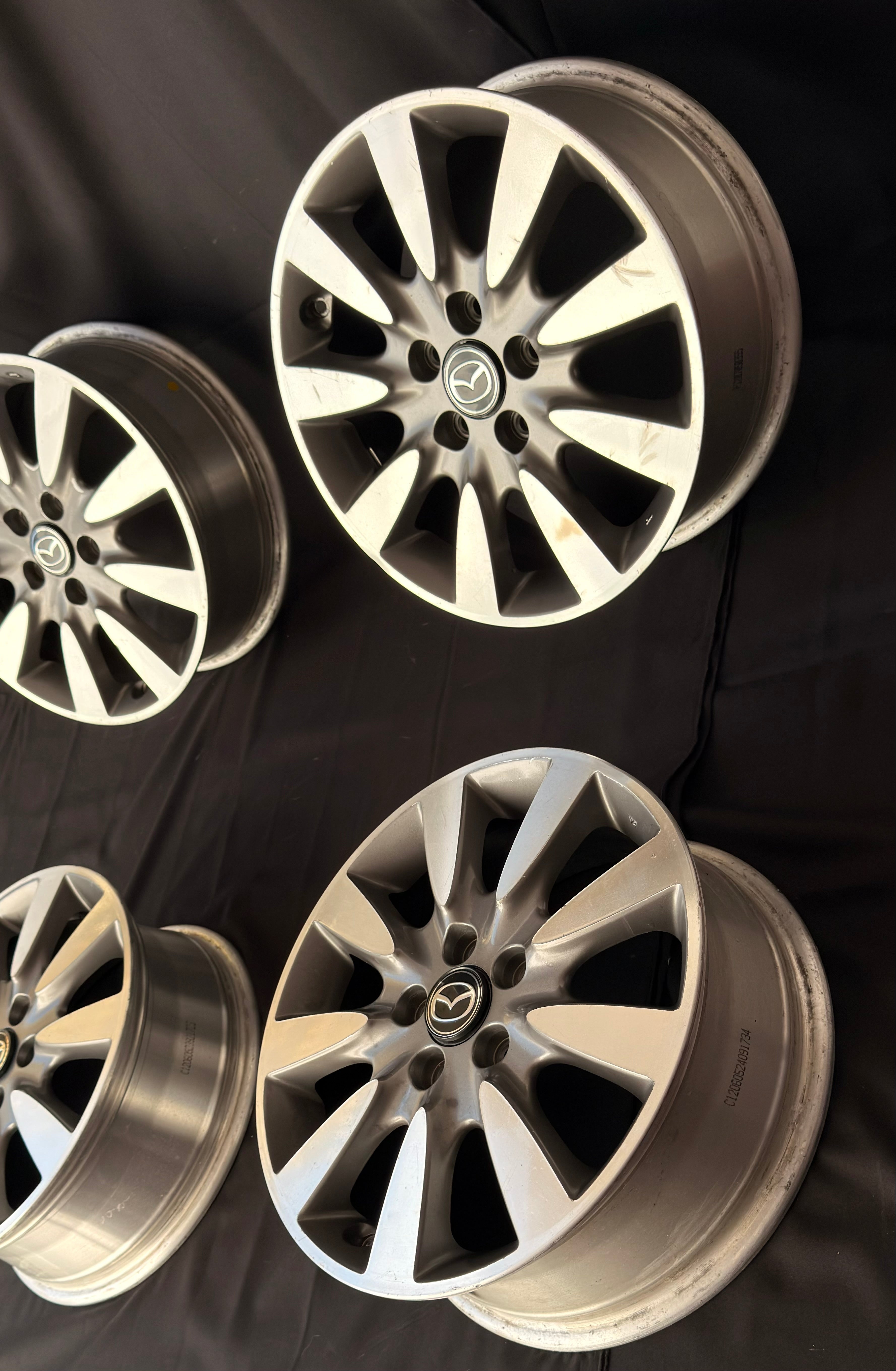 4 Rines 17” Mazda 3, Mazda 6, CX-3, CX-5 y CX-7 – 5×114