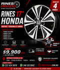 4 rines 17 pulgadas Honda Accord Civic CR-V HR-V Element nuevos 5x114
