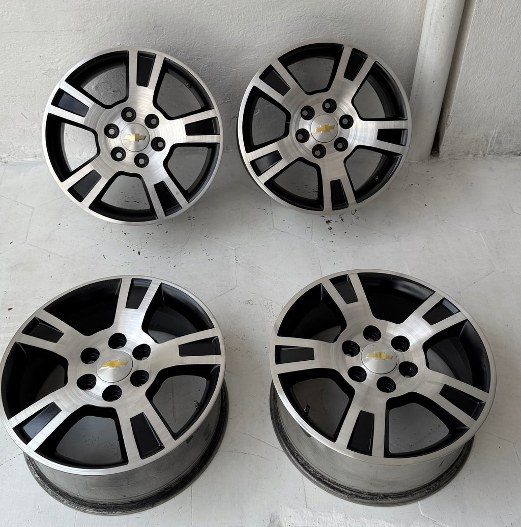 4 Rines Seminuevos 18” Chevrolet Silverado, GMC Sierra, Suburban, Express Van y Tahoe – 6×139