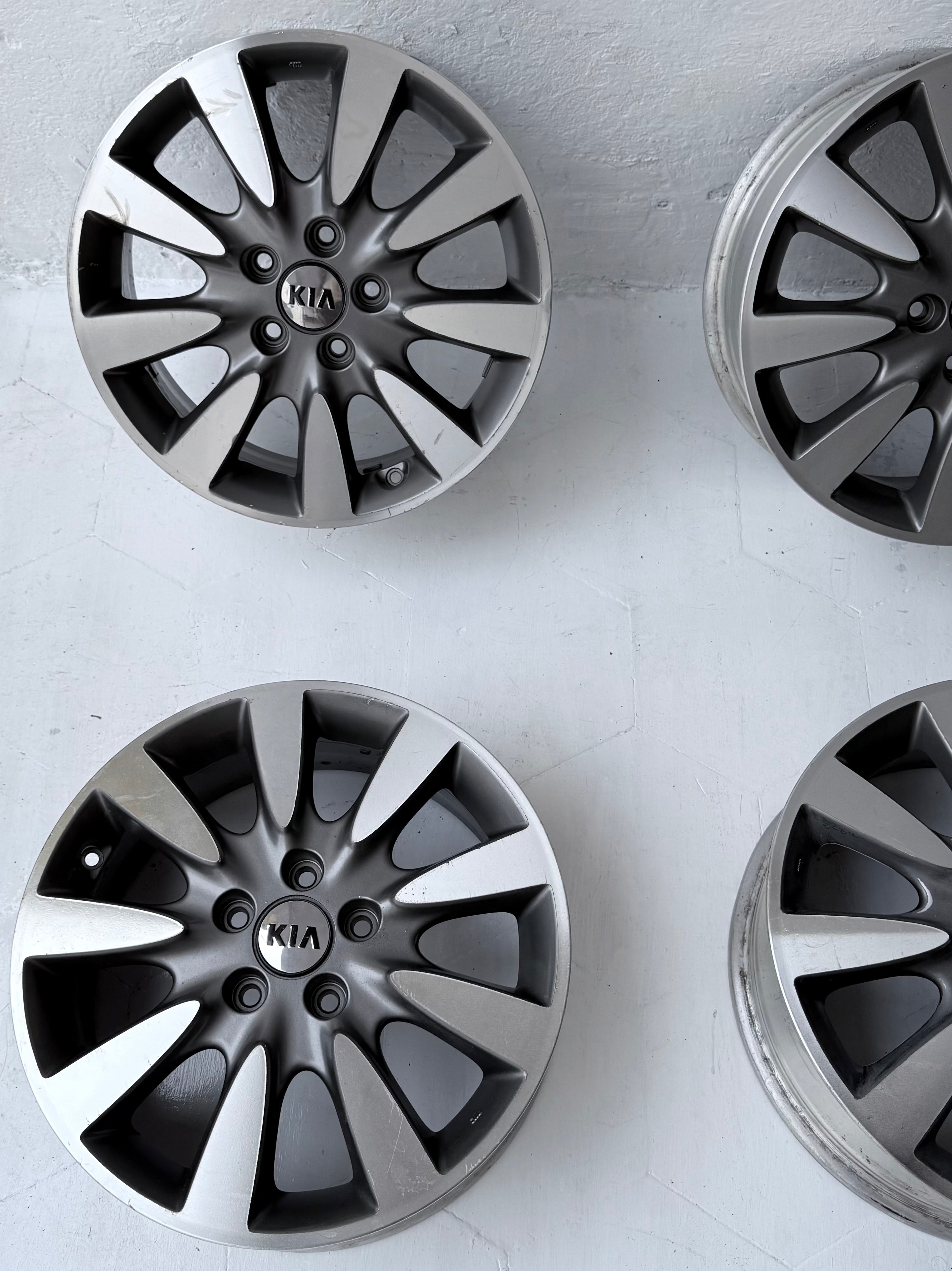 4 Rines 17” Kia Forte, Optima, Sportage y Hyundai Tucson, Creta, Elantra, Solesta – 5×114