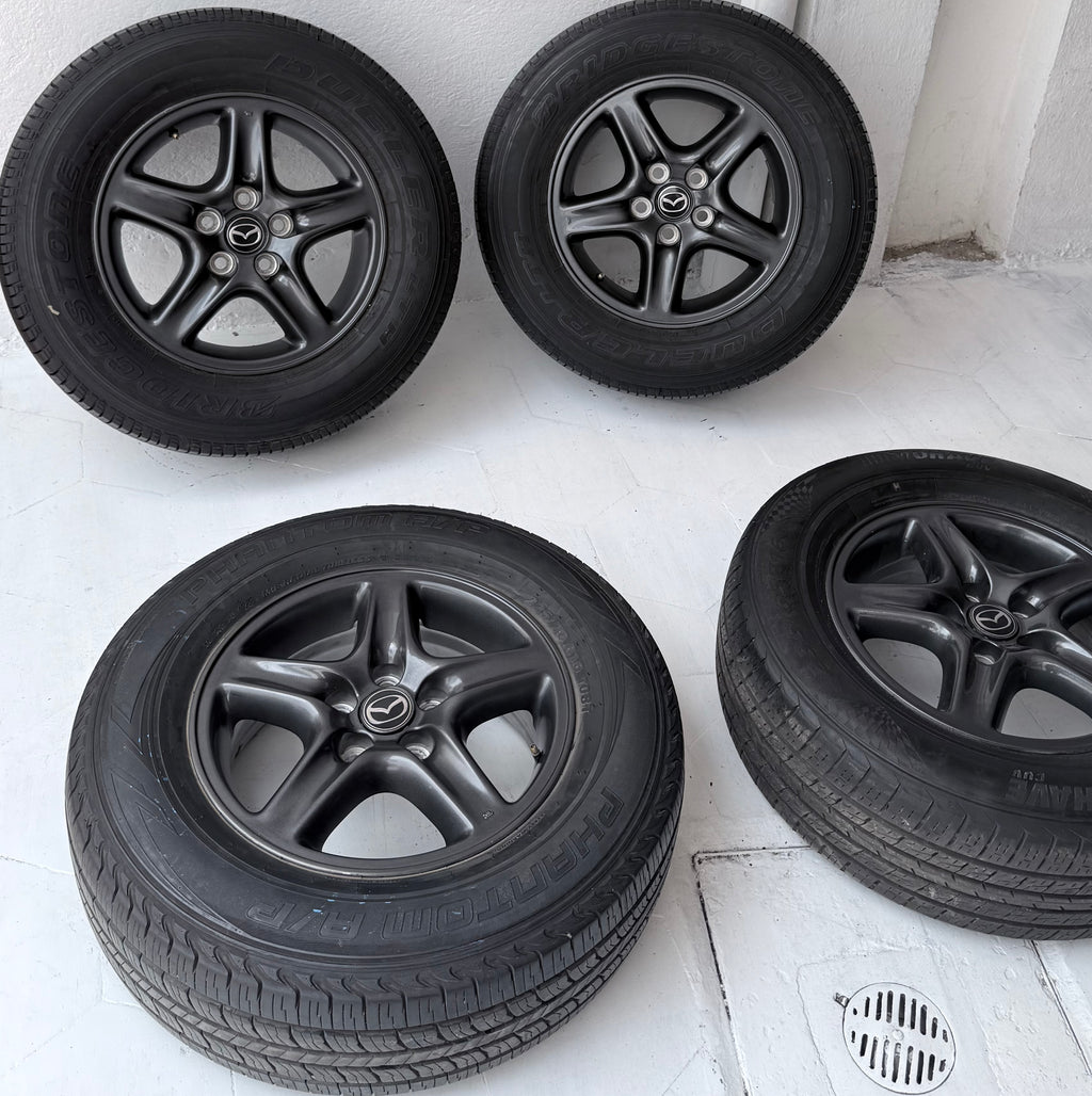 4 Rines con llantas 16” Mazda CX-3, CX-5, CX-7, CX-50 y CX-30 – 5×114