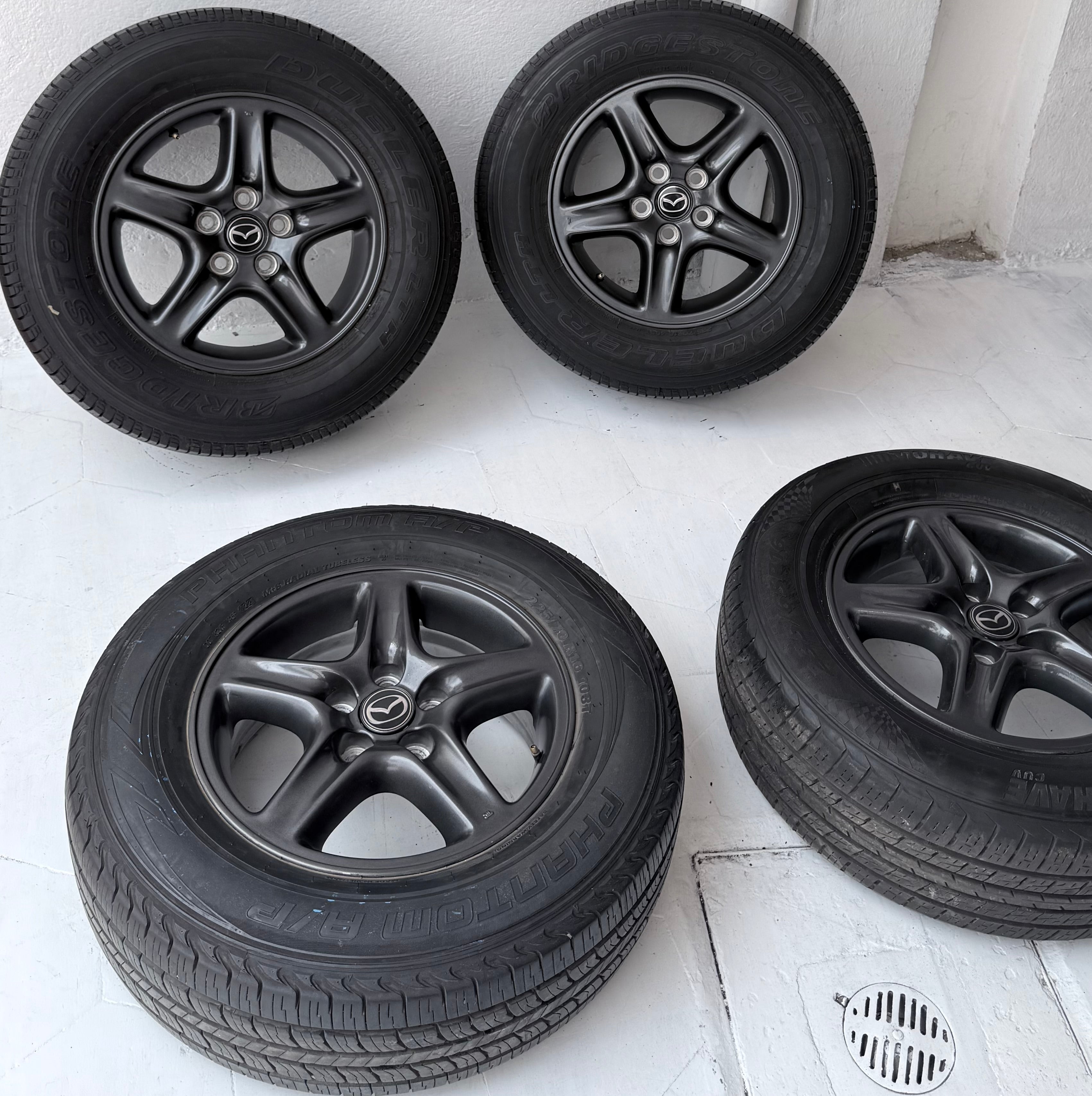 4 Rines con llantas 16” Mazda CX-3, CX-5, CX-7, CX-50 y CX-30 – 5×114