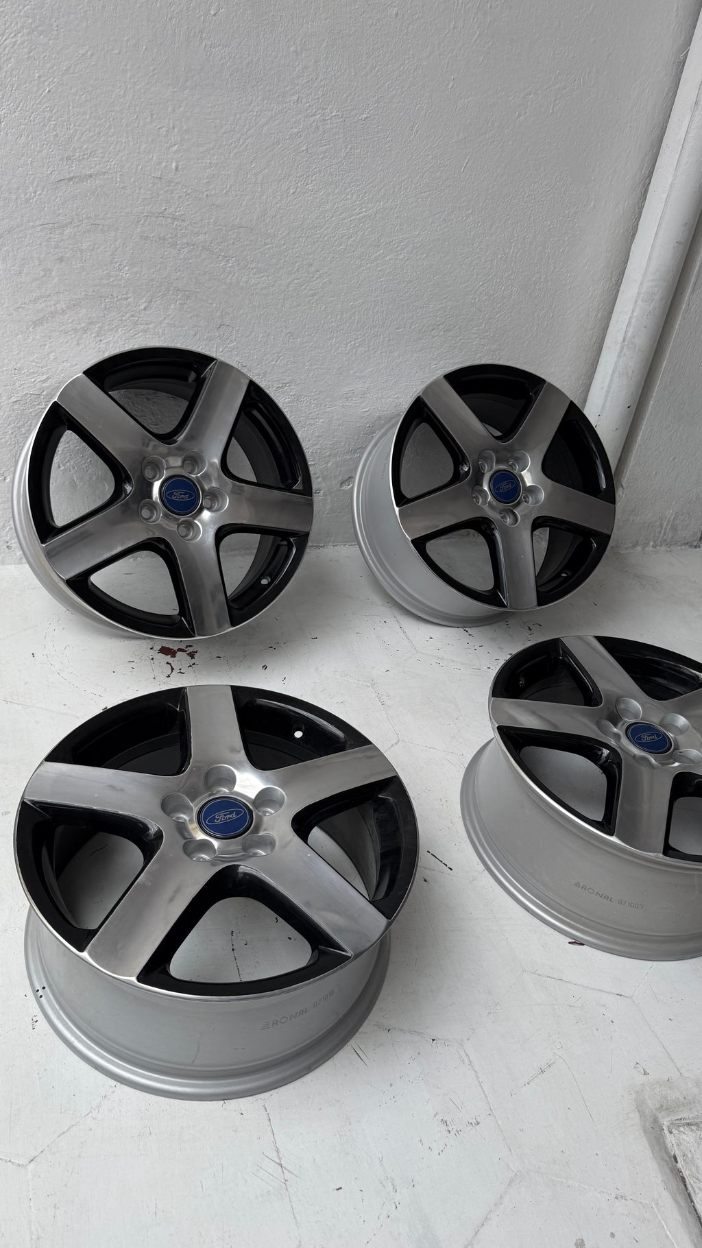 4 Rines 17” Ronal para Ford Mustang, Ranger y Explorer – 5×114
