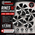 Rines 16” Originales Nissan X-Trail / Sentra / Altima