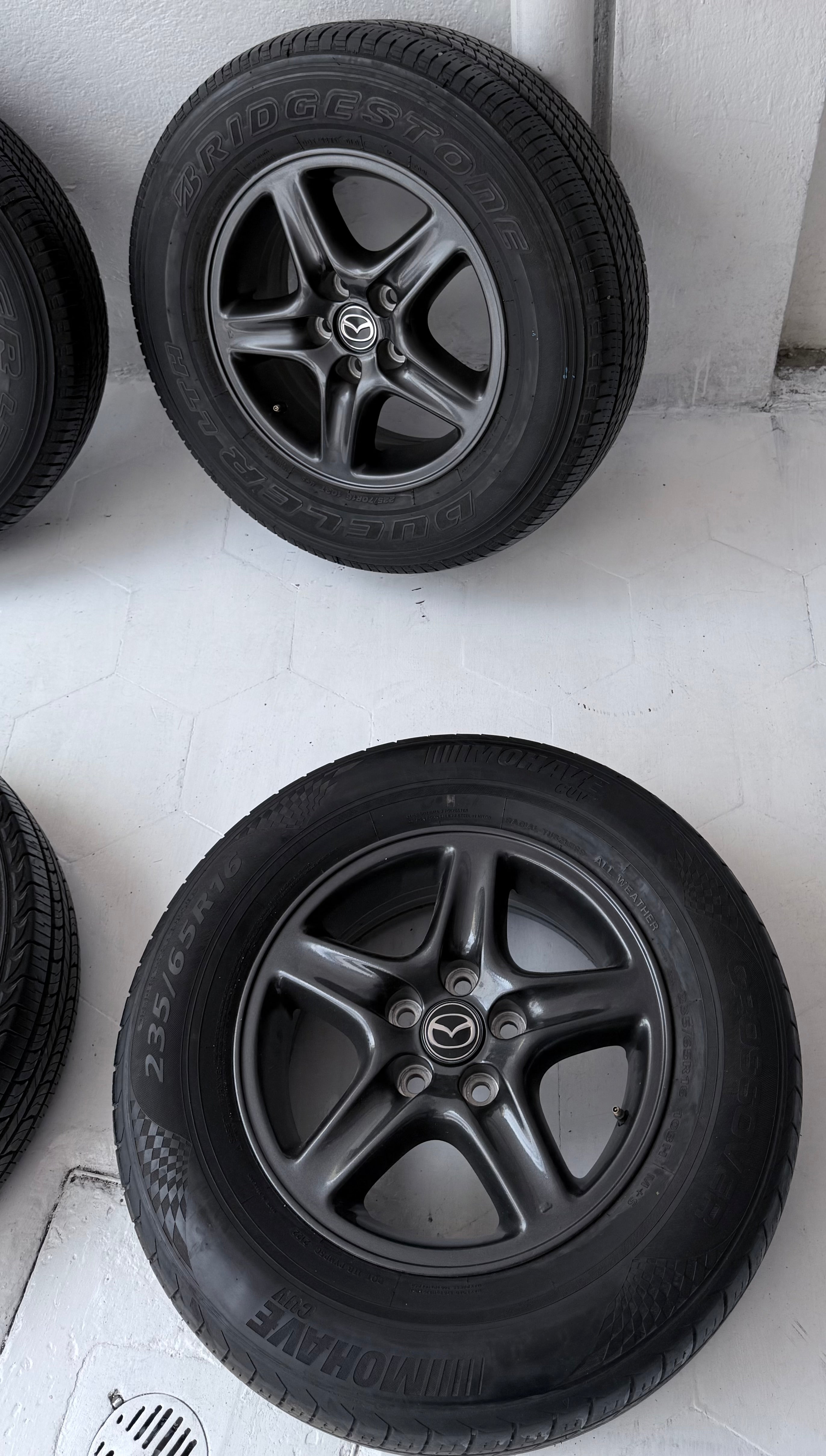 4 Rines con llantas 16” Mazda CX-3, CX-5, CX-7, CX-50 y CX-30 – 5×114