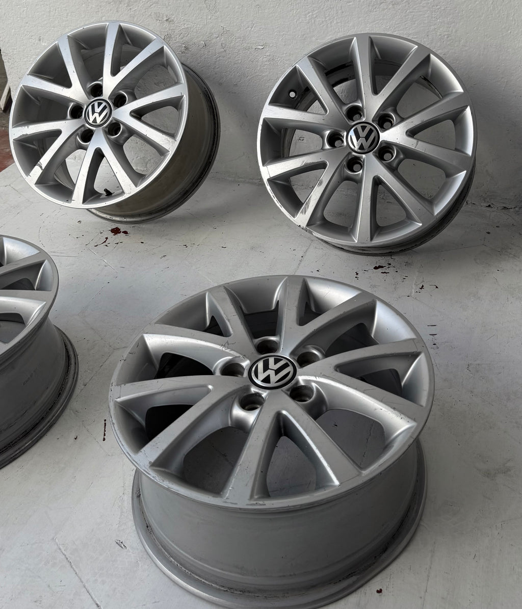 4 Rines 16” Volkswagen Golf y Jetta MK6, MK7 – 5×112