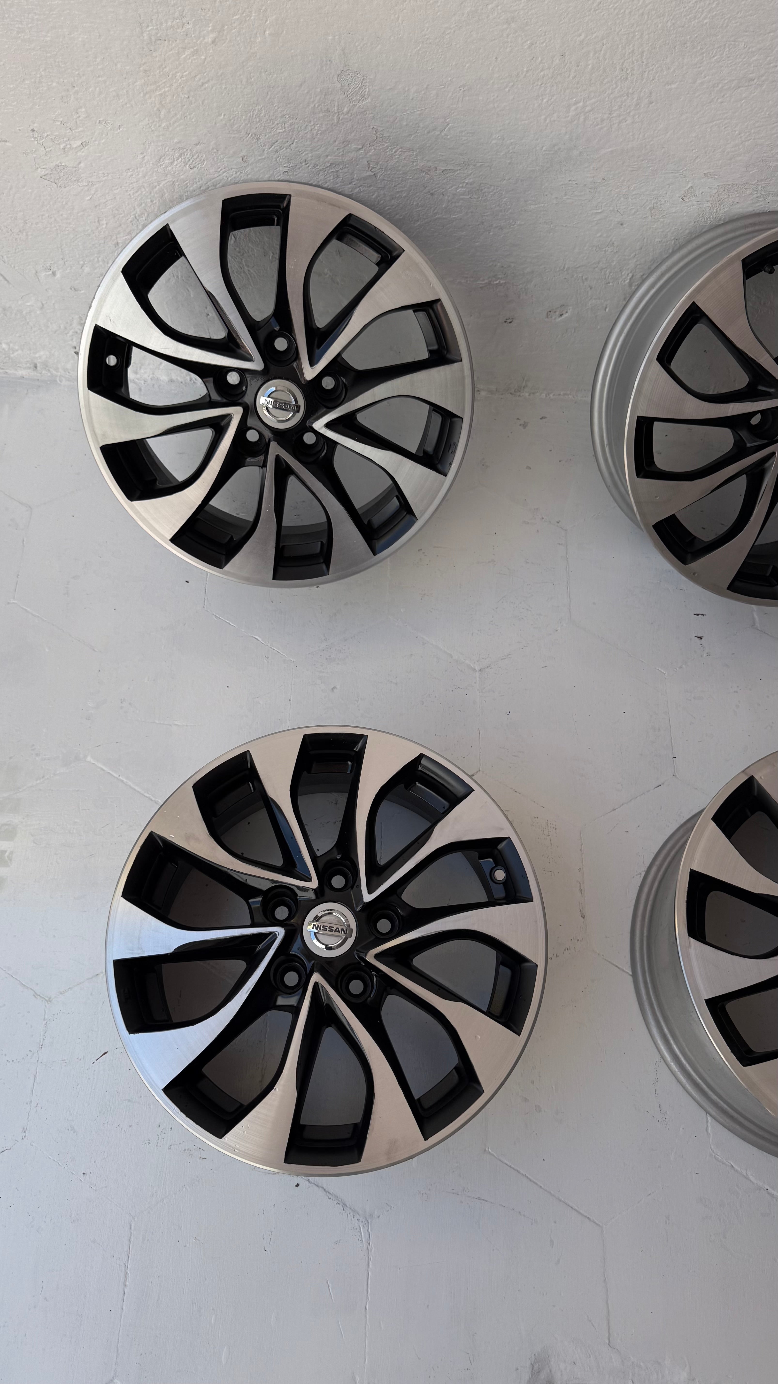 4 Rines 16” Nissan Sentra, Altima y X-Trail Originales Seminuevos 5x114