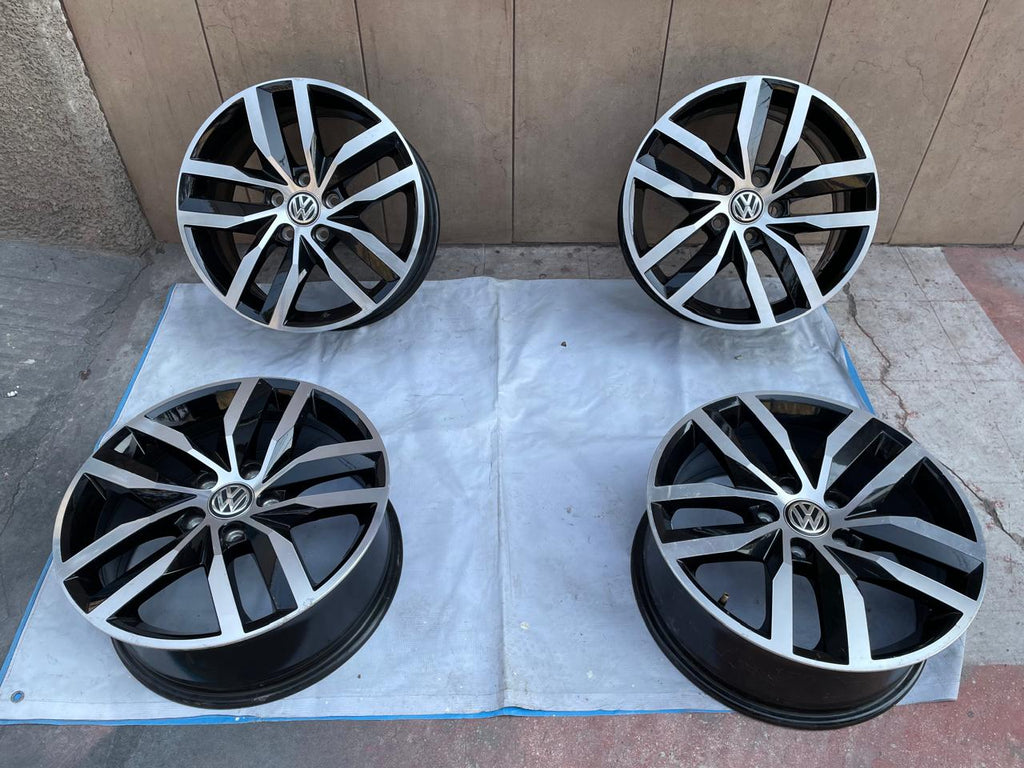 4 Rines 17” Volkswagen Golf Jetta MK6 MK7 Tiguan Taos Originales Nuevos 5x112