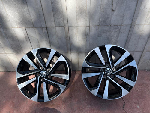 4 Rines 17” Seminuevos Originales Volkswagen Tiguan Taos Jetta MK7 MK6 Passat Beetle Bora 5x112