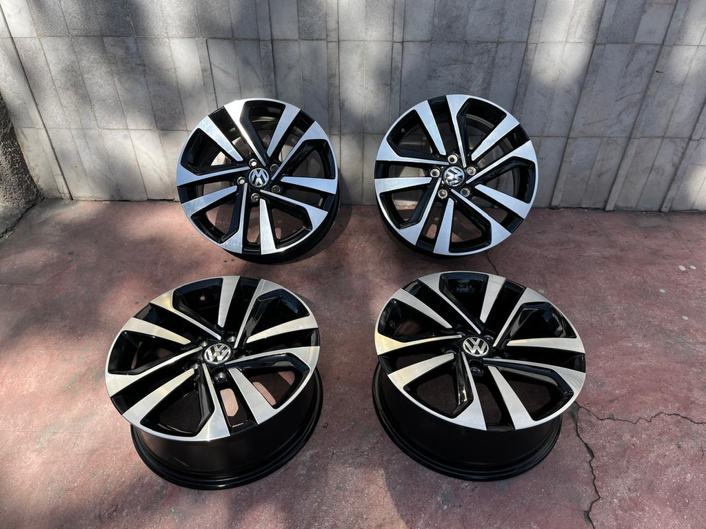 4 Rines 17” Nuevos Originales Volkswagen Tiguan Taos Jetta MK7 MK6 Passat Beetle Bora 5x112