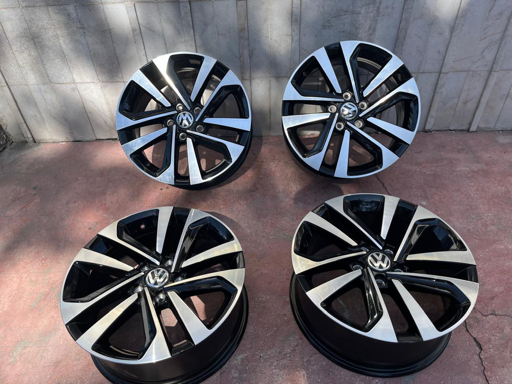 4 Rines 17” Nuevos Originales Volkswagen Tiguan Taos Jetta MK7 MK6 Passat Beetle Bora 5x112