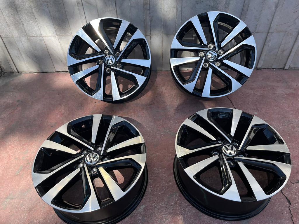 4 Rines 17” Nuevos Originales Volkswagen Tiguan Taos Jetta MK7 MK6 Passat Beetle Bora 5x112