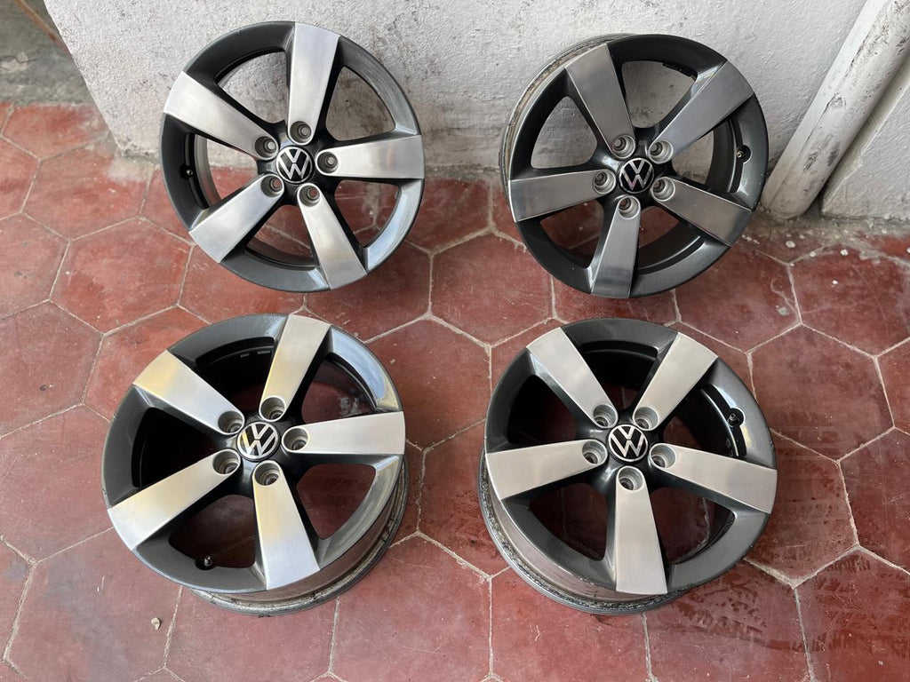 4 Rines 16” Volkswagen Jetta MK6 MK7 Originales VW 5x112 Seminuevos